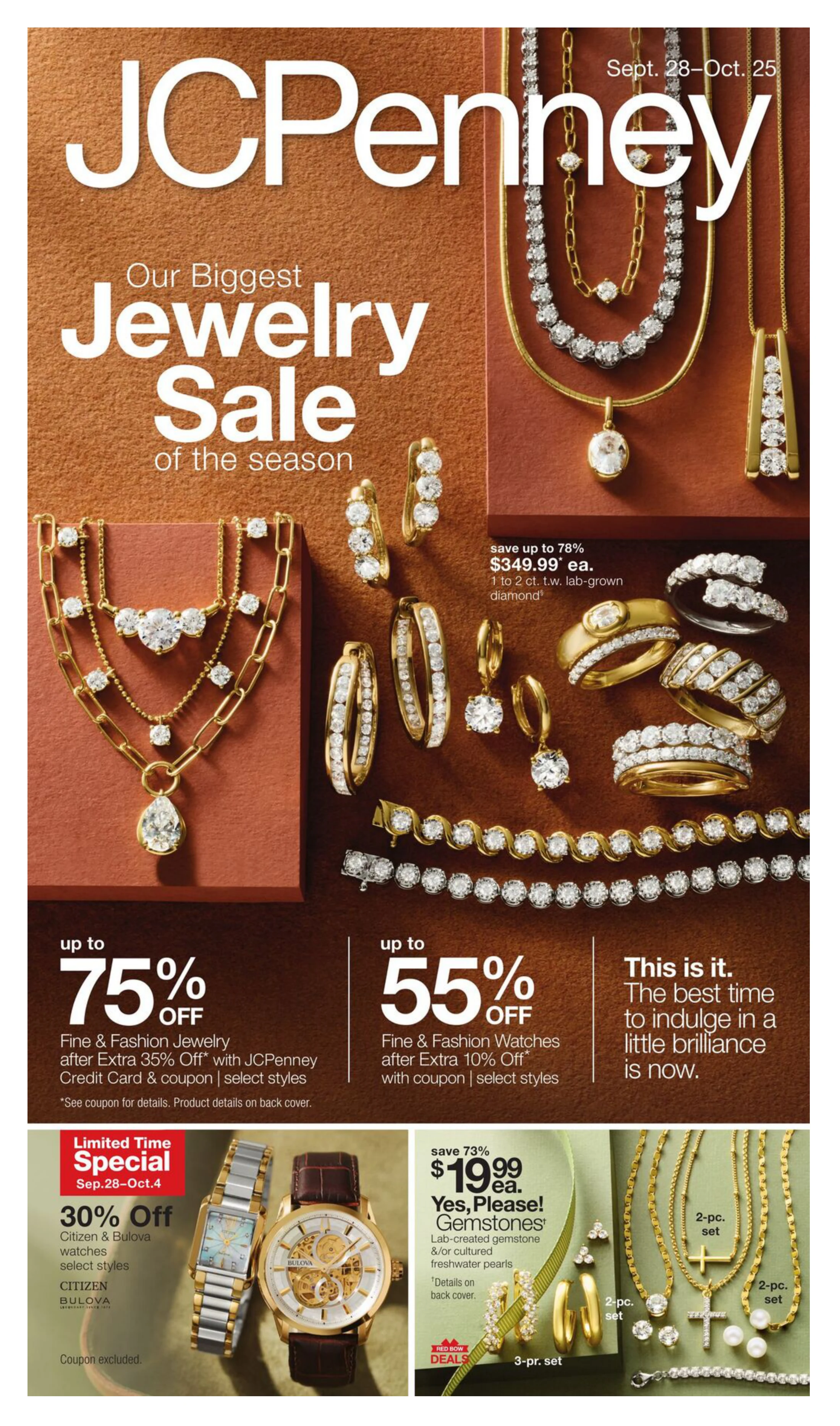 JCPenney Our Biggest Jewelry Sale of the Season - Page 1