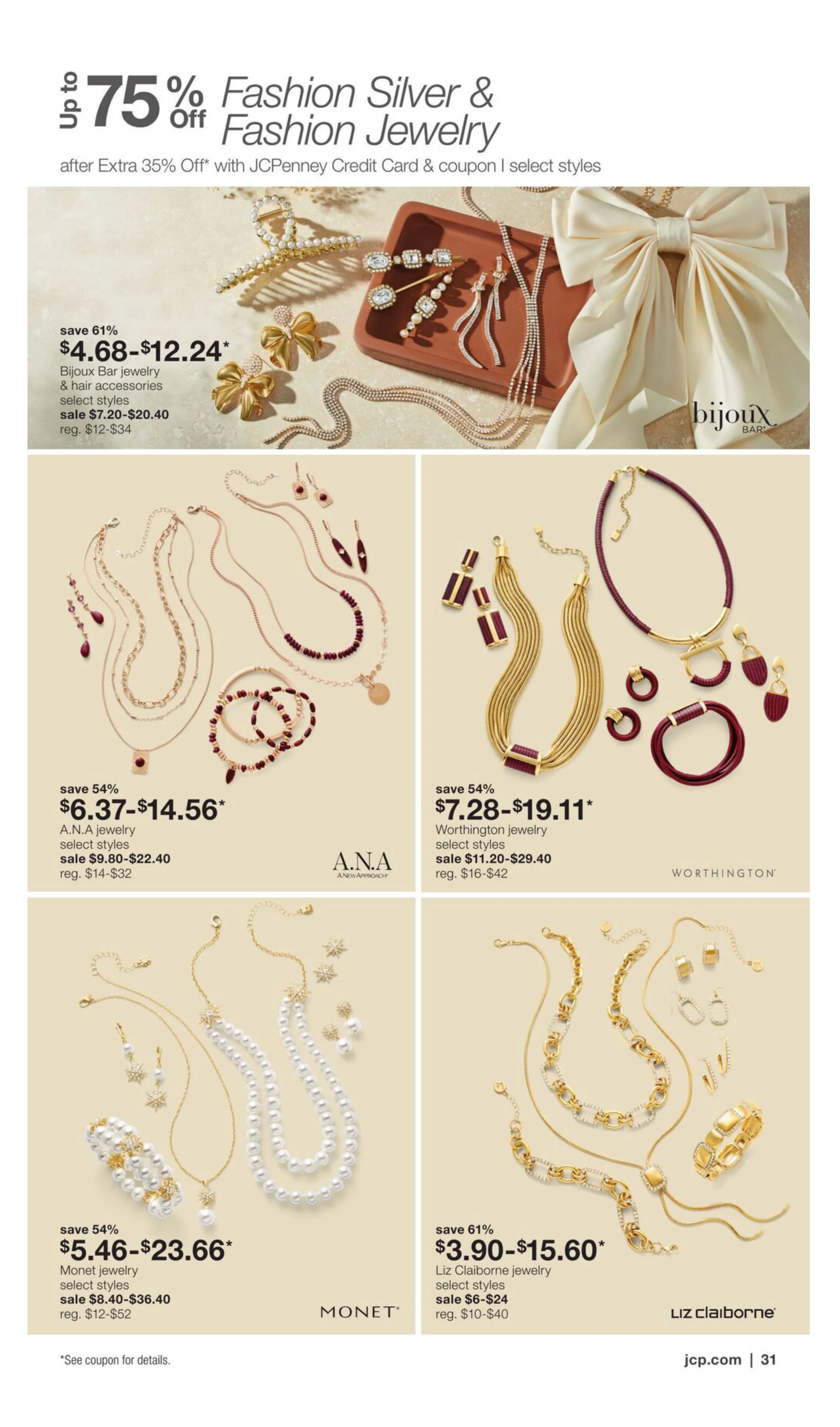 JCPenney Our Biggest Jewelry Sale of the Season - Page 30