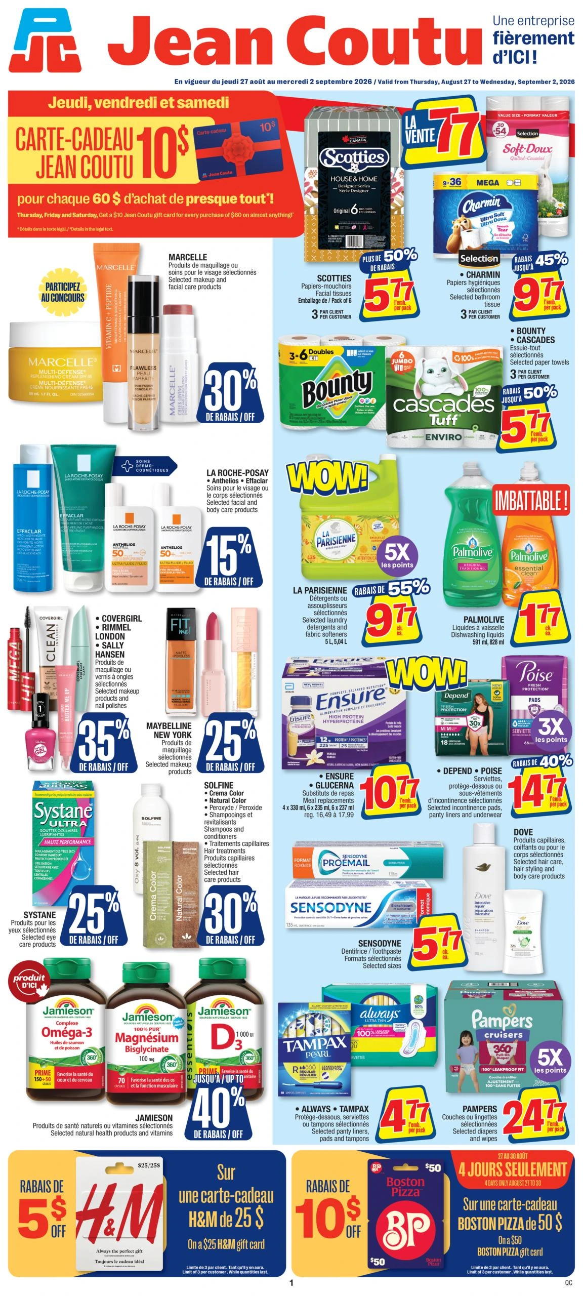 Jean Coutu Weekly Flyer - Page 1