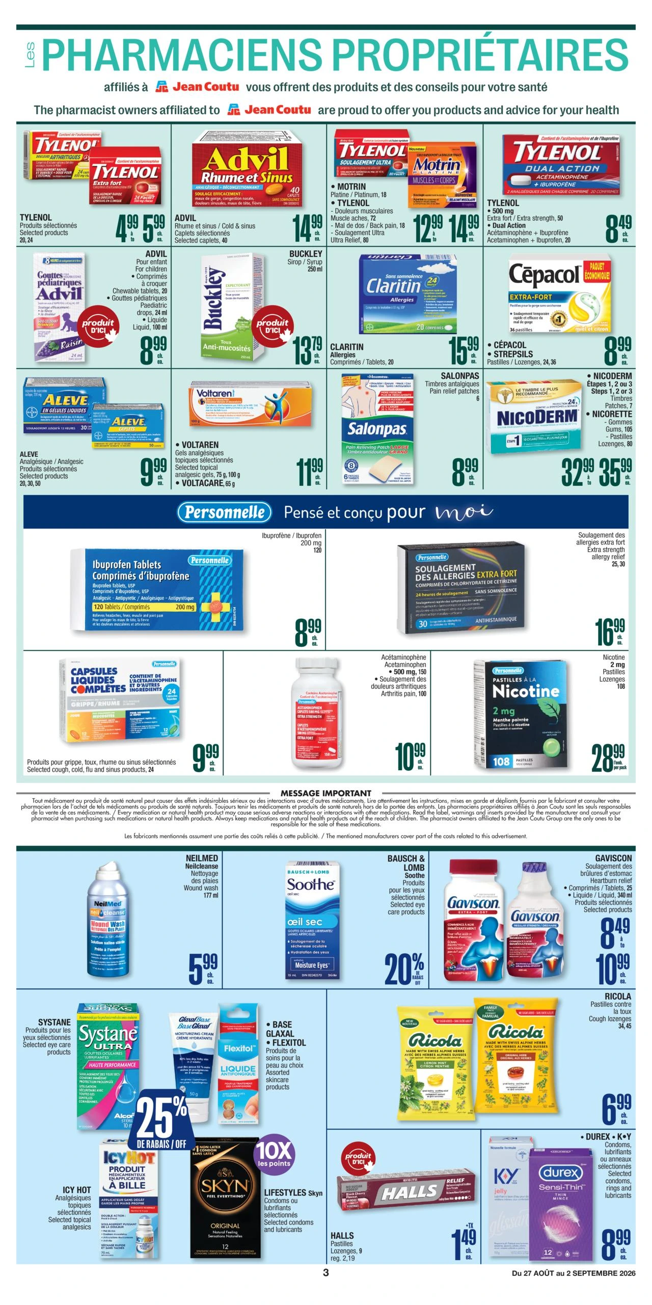 Jean Coutu Health & Beauty Flyer - Page 3