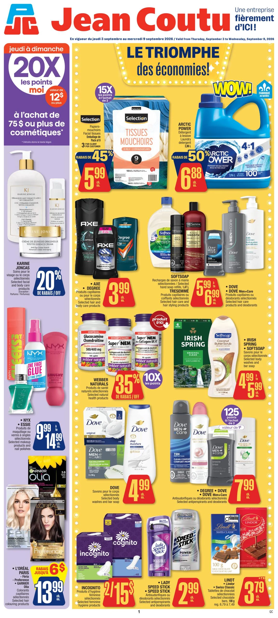 Jean Coutu Weekly Flyer - Page 1