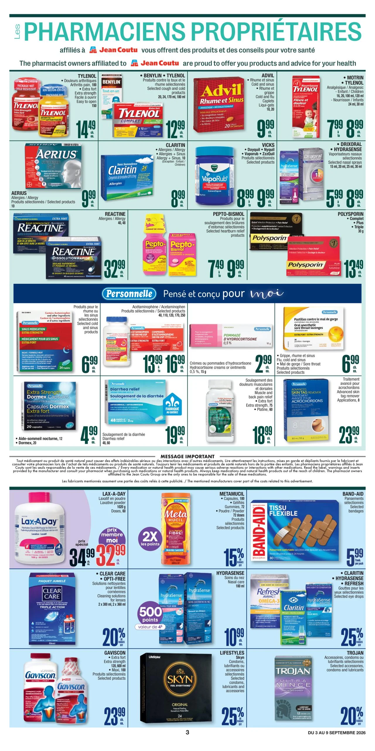 Jean Coutu Health & Beauty Flyer - Page 3