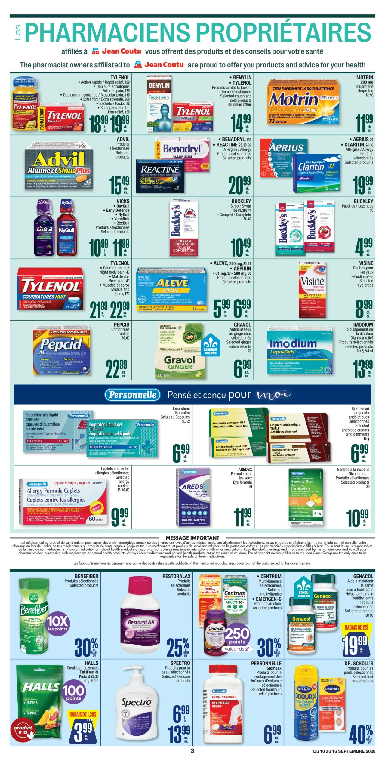 Jean Coutu Health & Beauty Flyer - Page 3