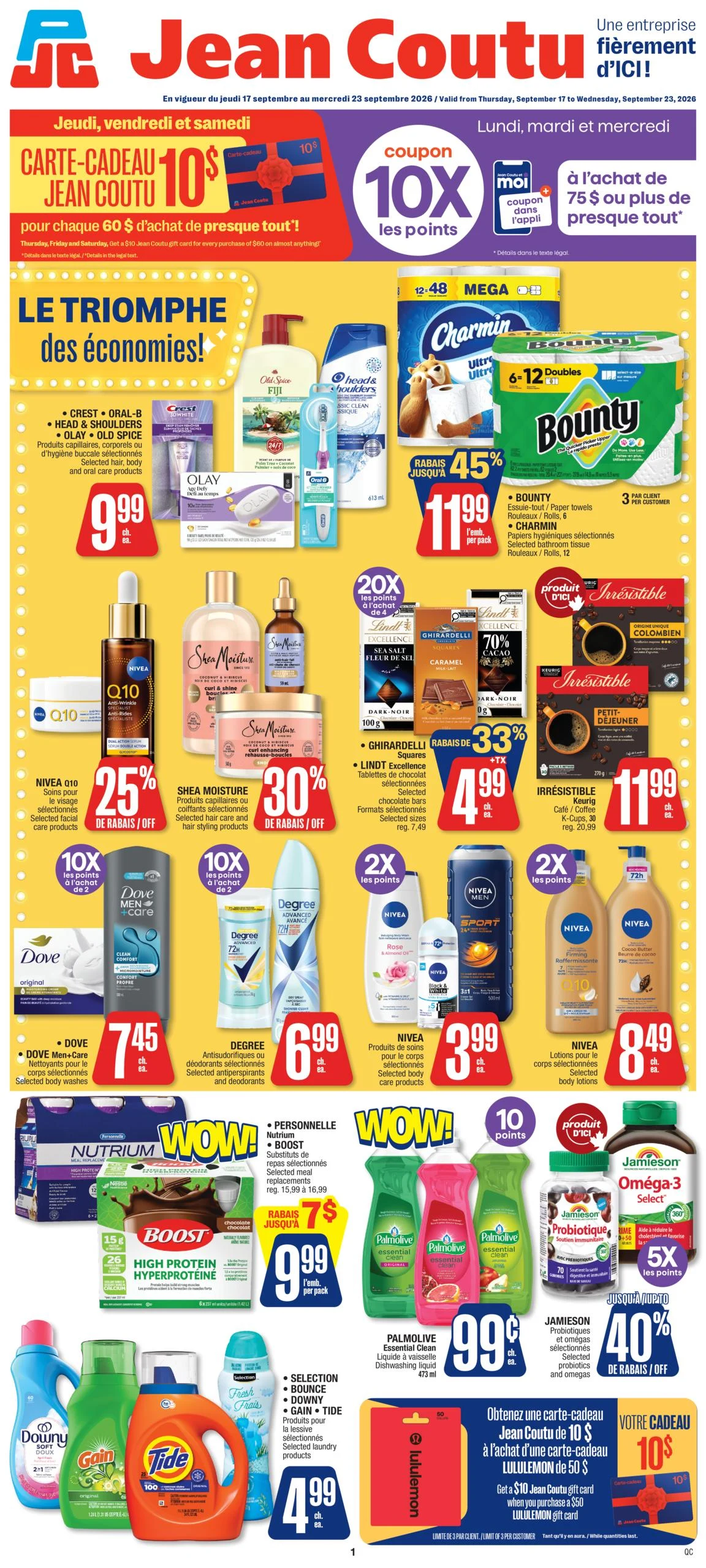 Jean Coutu Weekly Flyer - Page 1