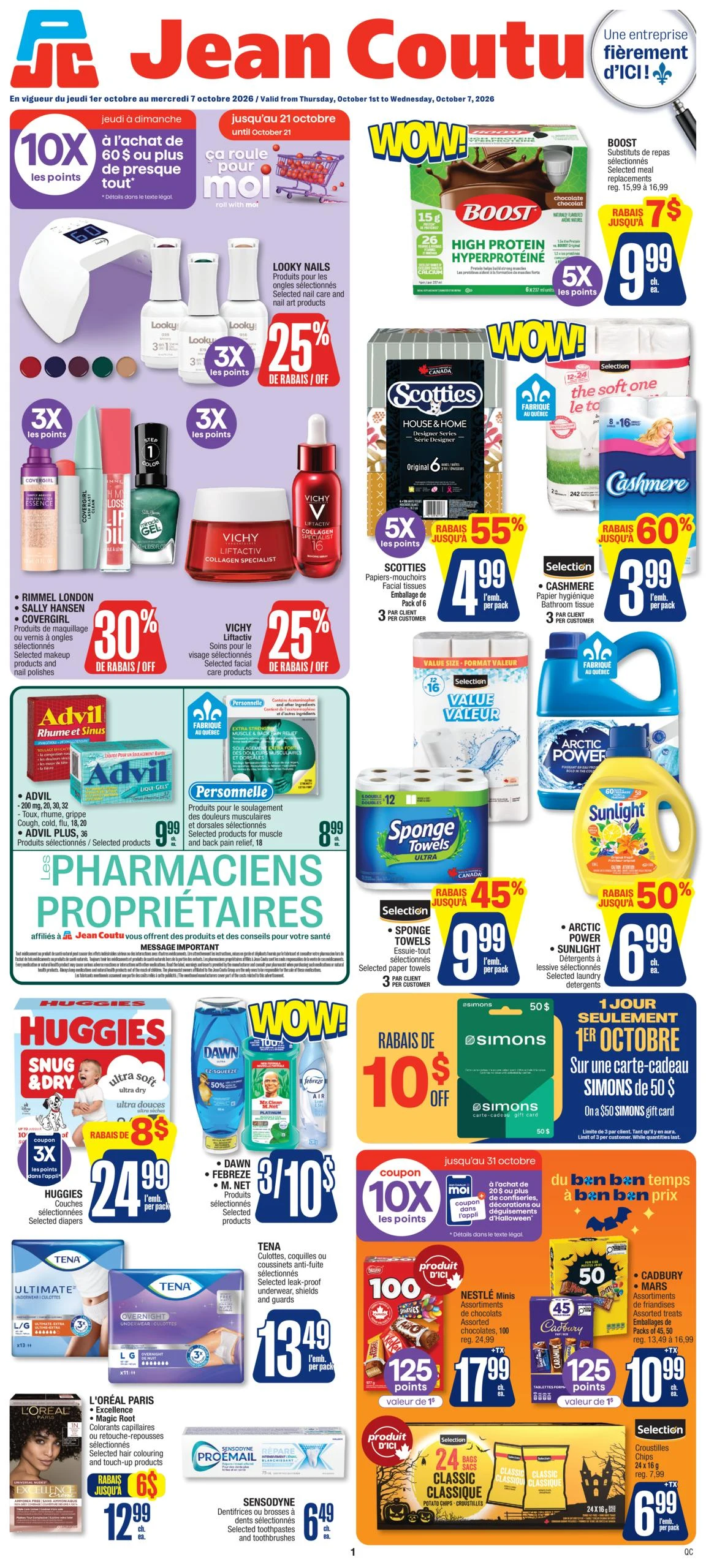 Jean Coutu Weekly Ad - Page 1