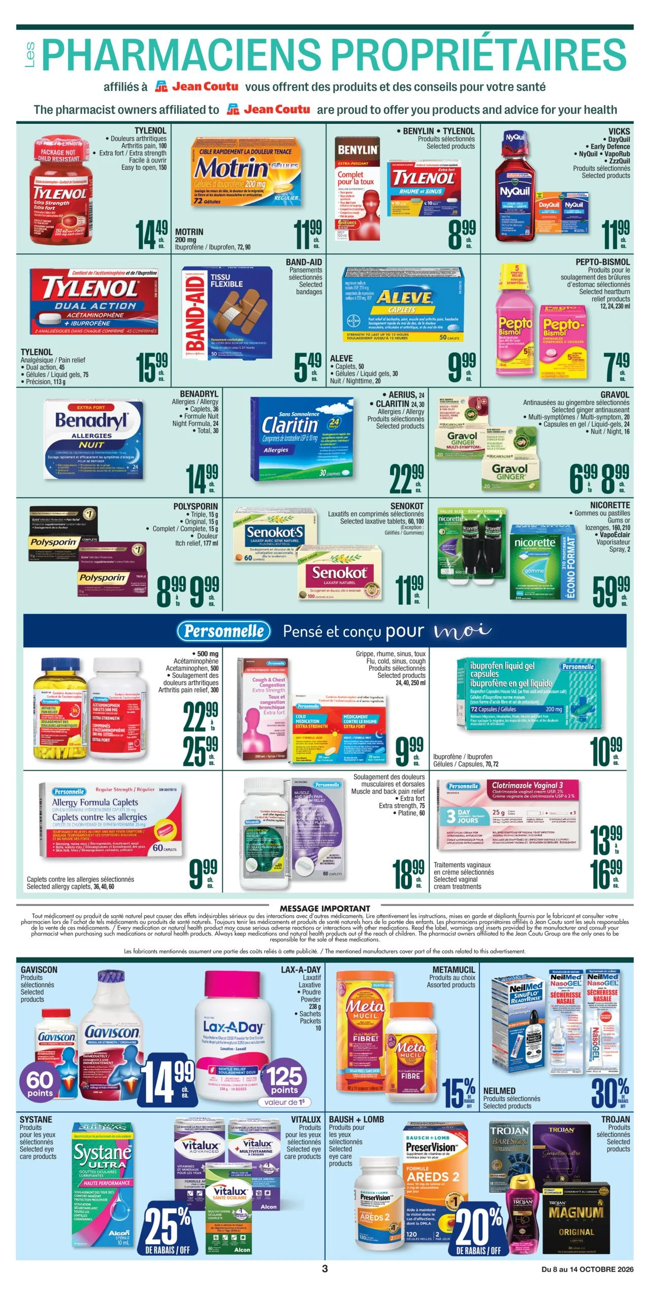 Jean Coutu Health & Beauty Flyer - Page 3