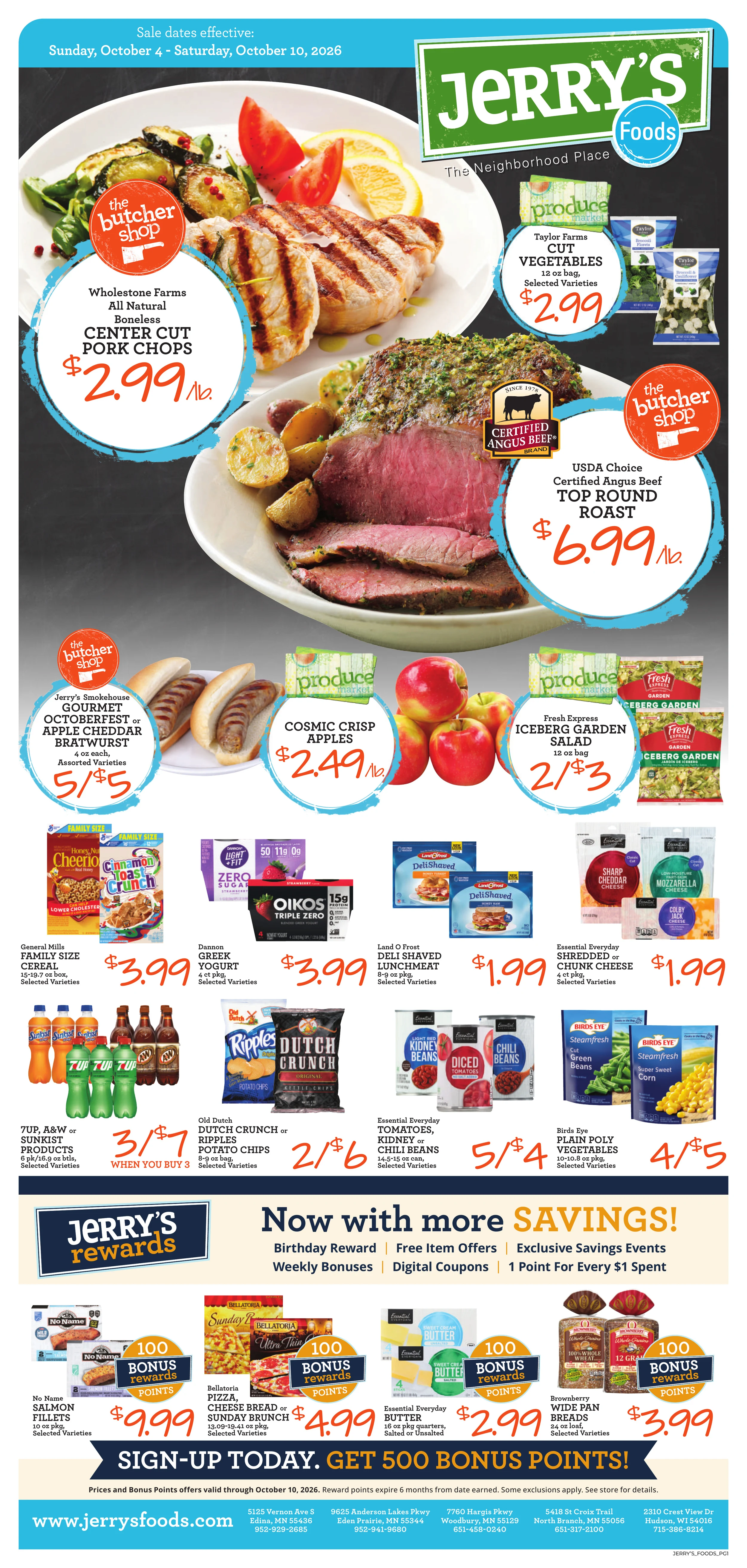 Jerry's Foods MN Weekly Ad - Page 1