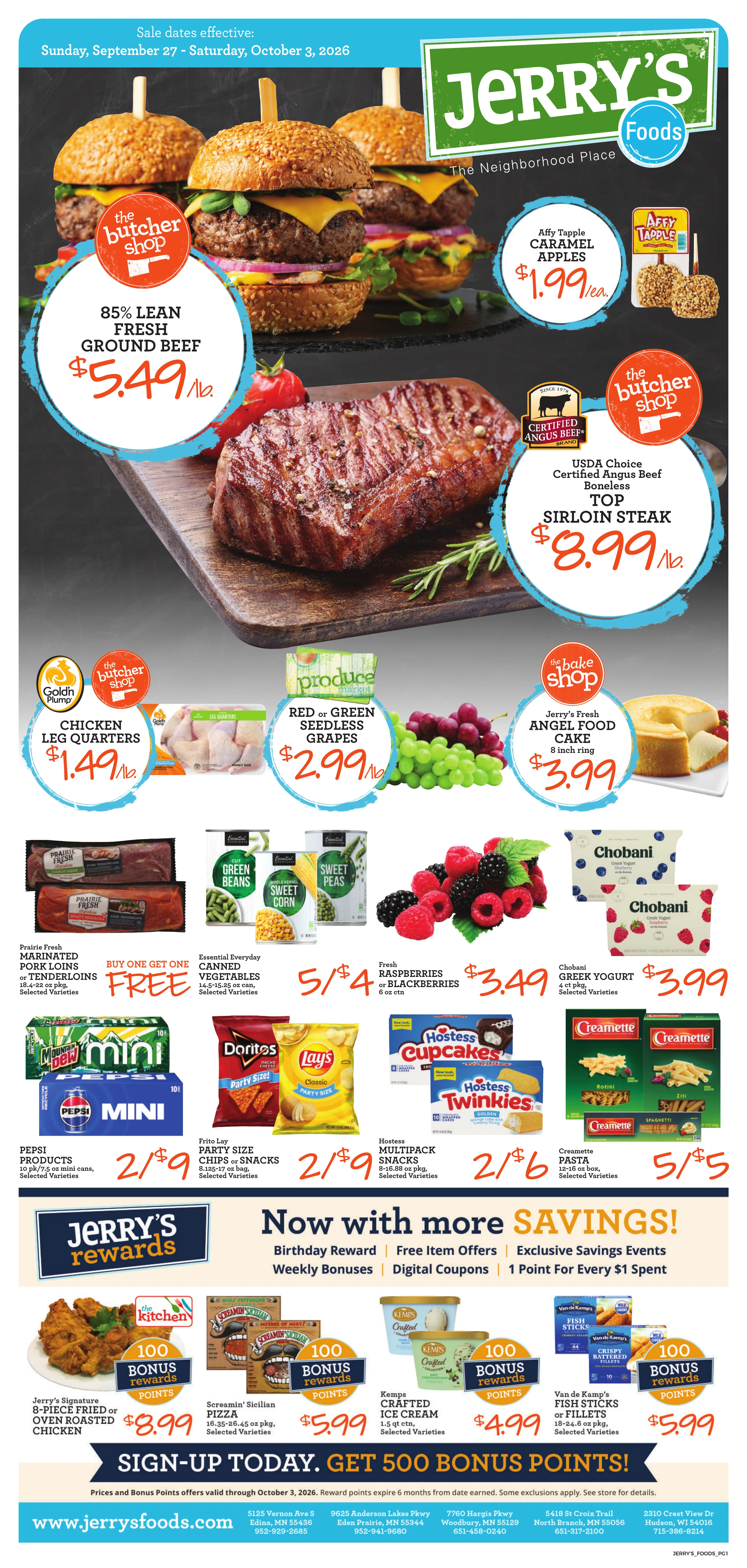 Jerry's Foods MN Weekly Ad - Page 1