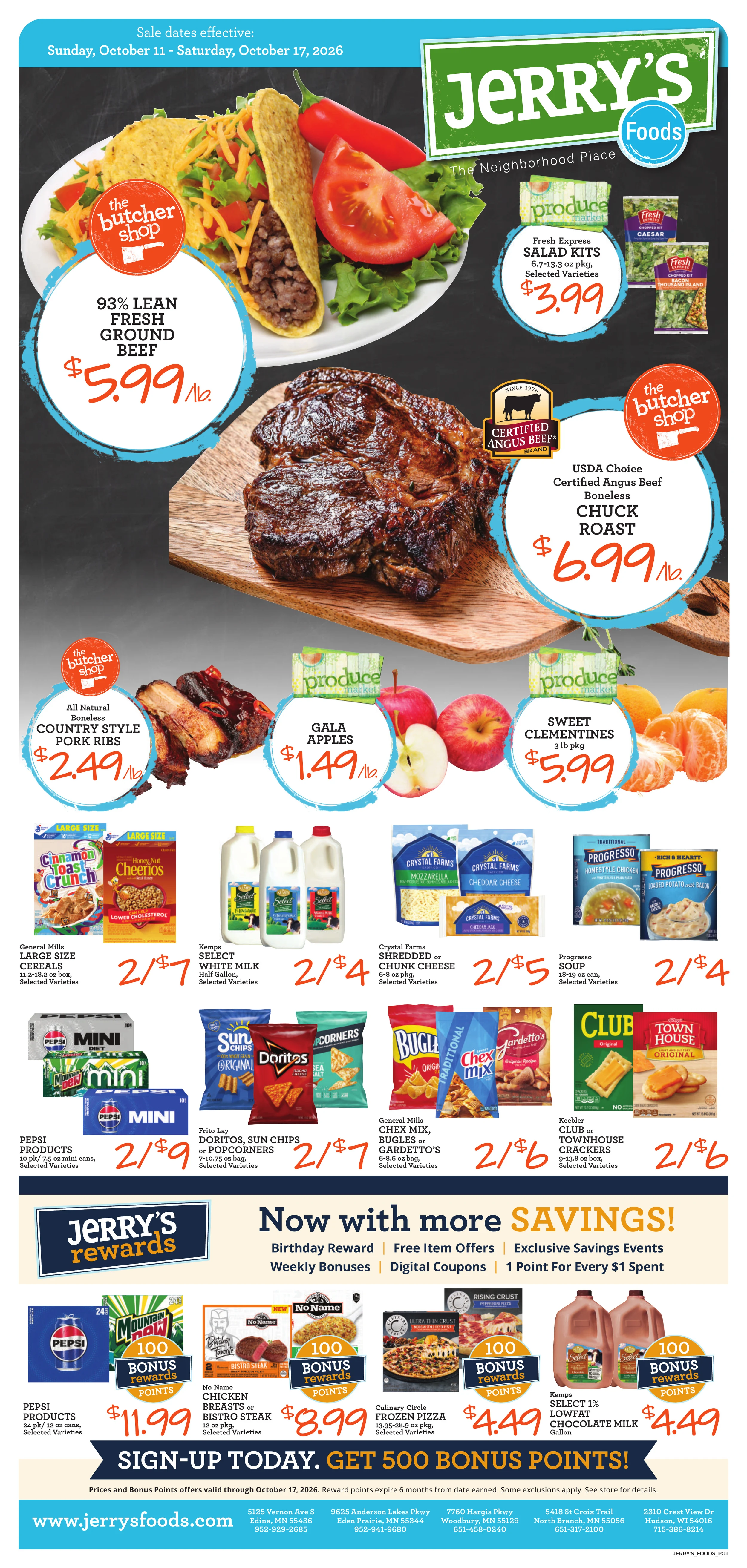 Jerry's Foods MN Weekly Ad - Page 1