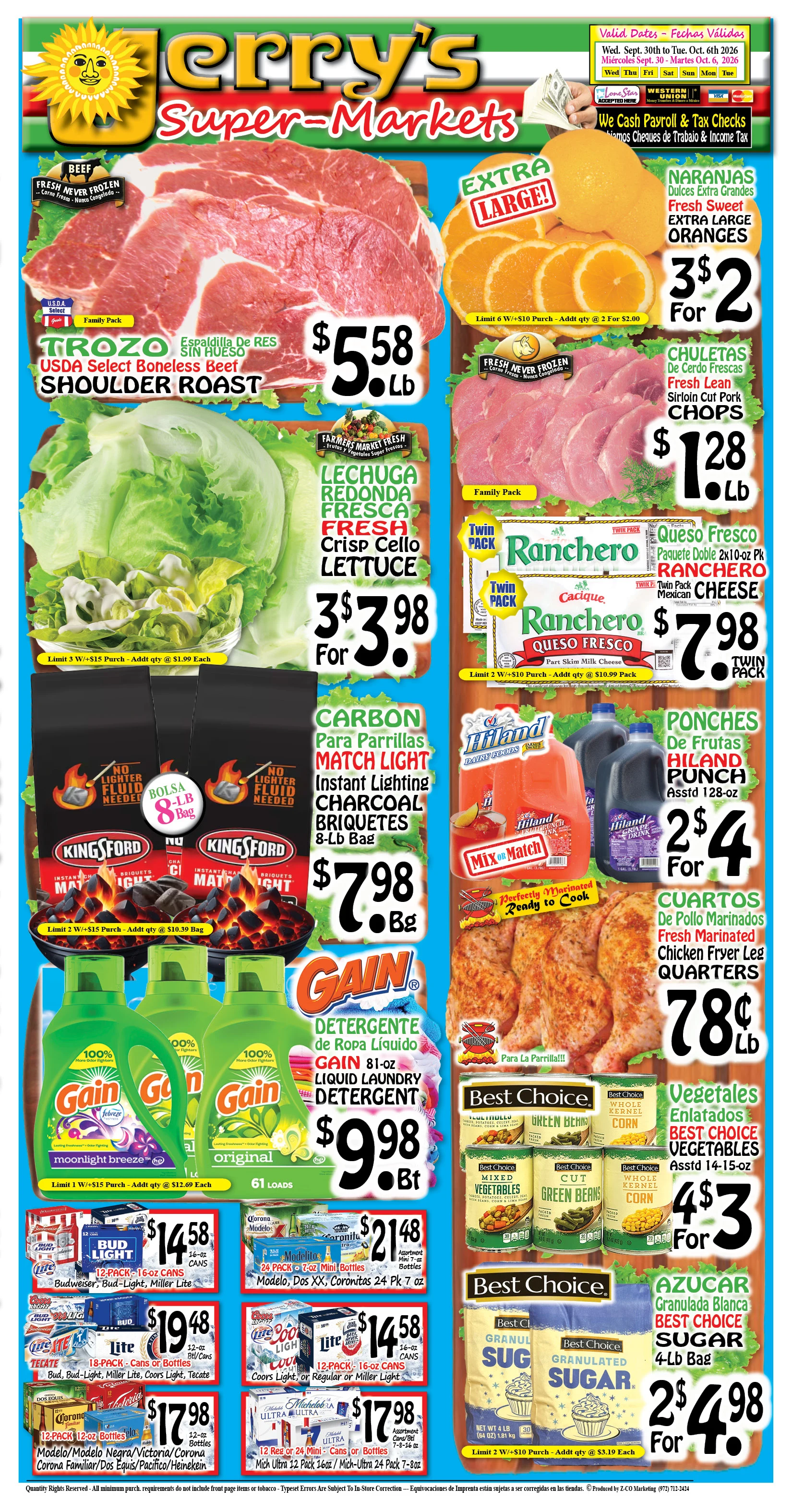 Jerry's Supermarkets - Jefferson Blvd Weekly Ad - Page 1