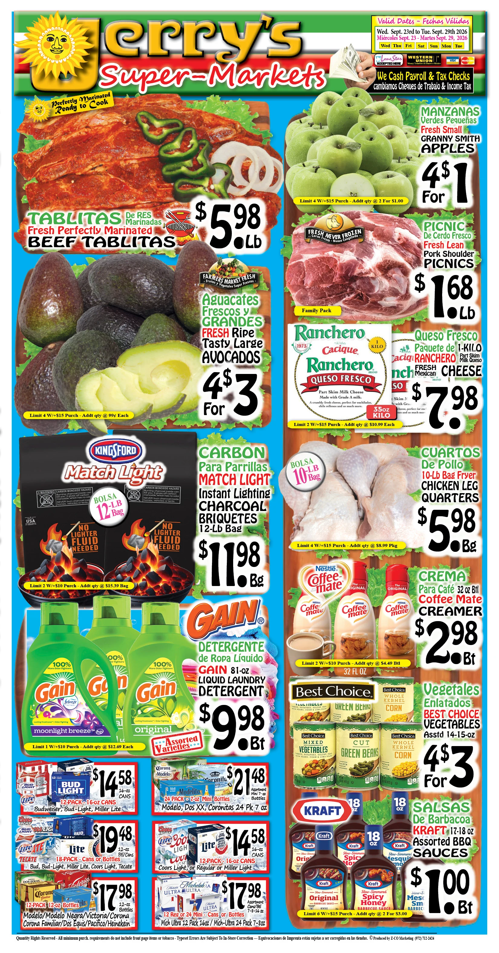 Jerry's Supermarkets - Singleton Blvd Weekly Ad - Page 1