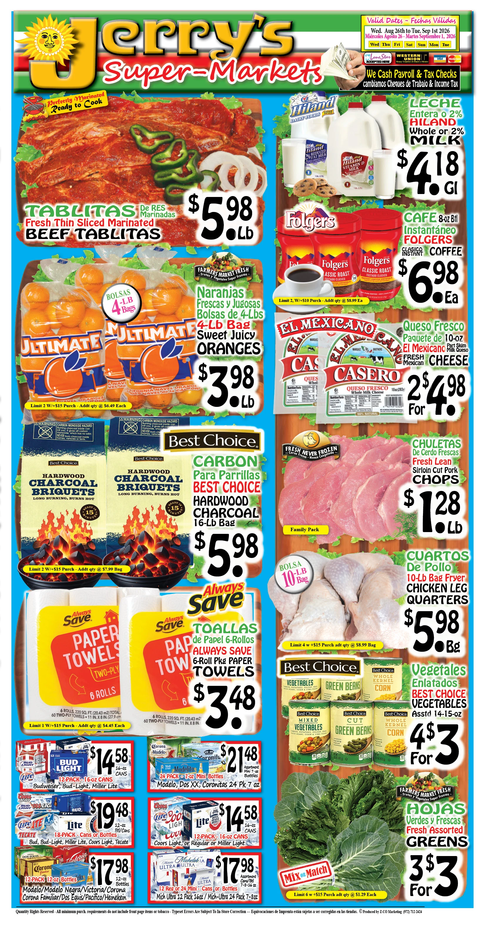 Jerry's Supermarkets - Singleton Blvd Weekly Ad - Page 1