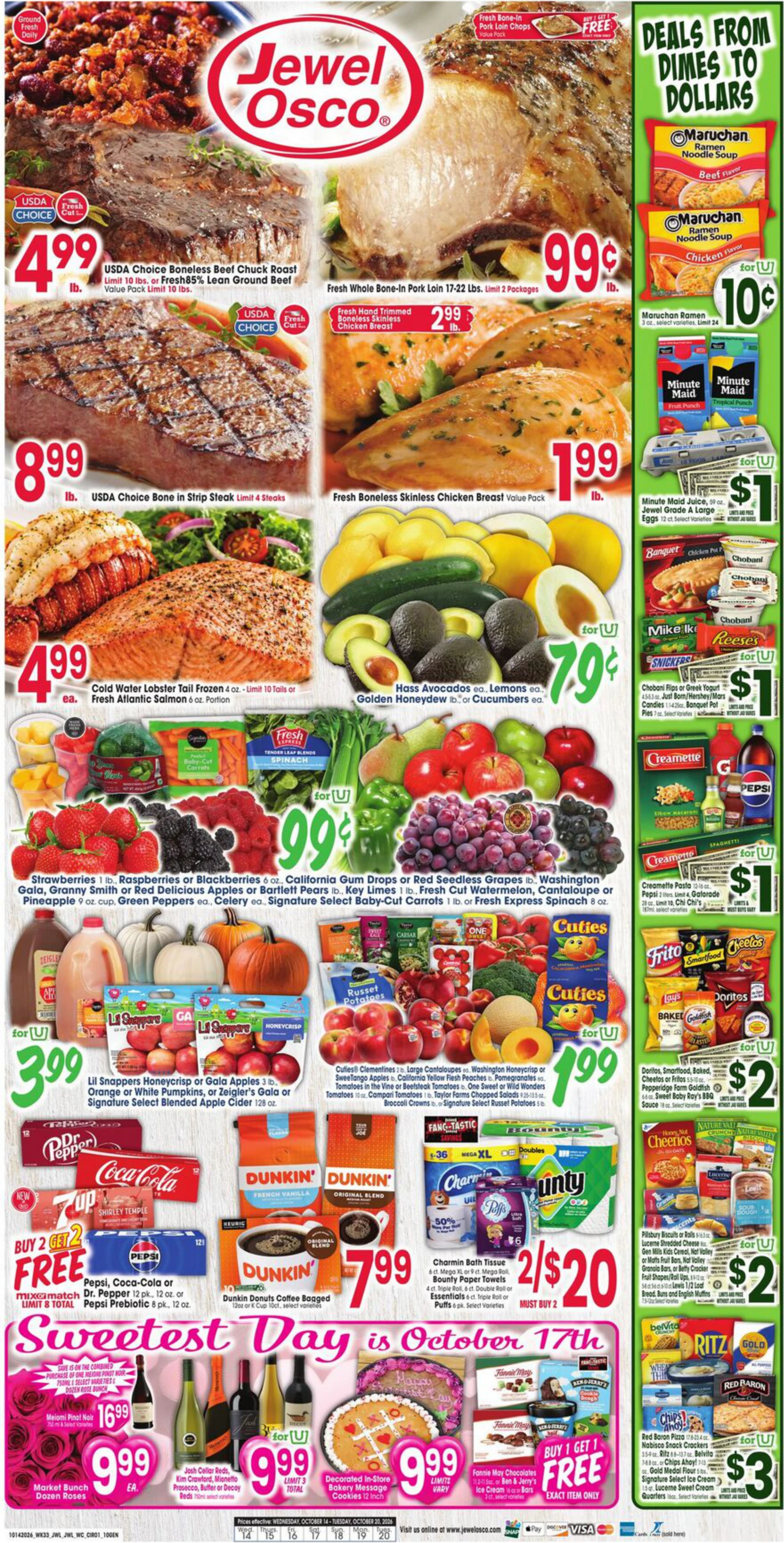 Jewel Osco Weekly Ad - Page 1