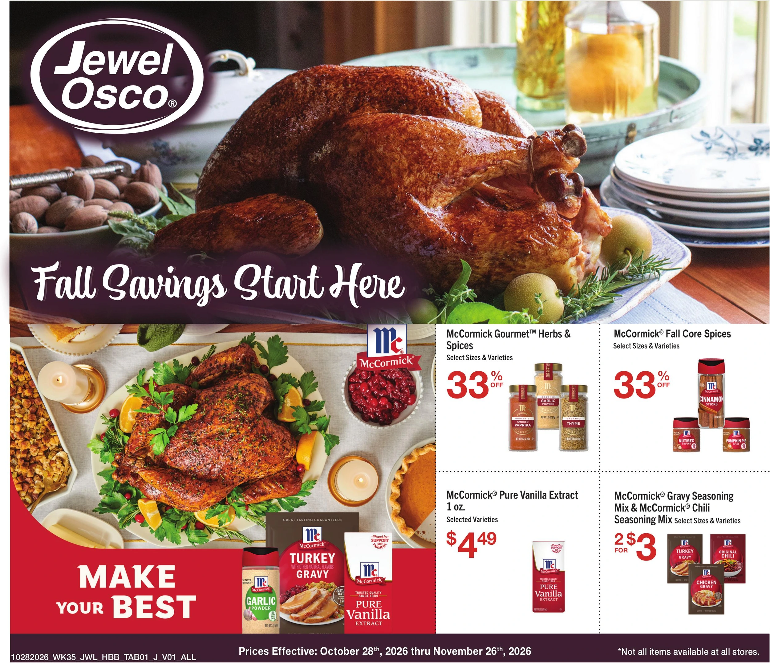 Jewel Osco Specialty Publication - Page 1
