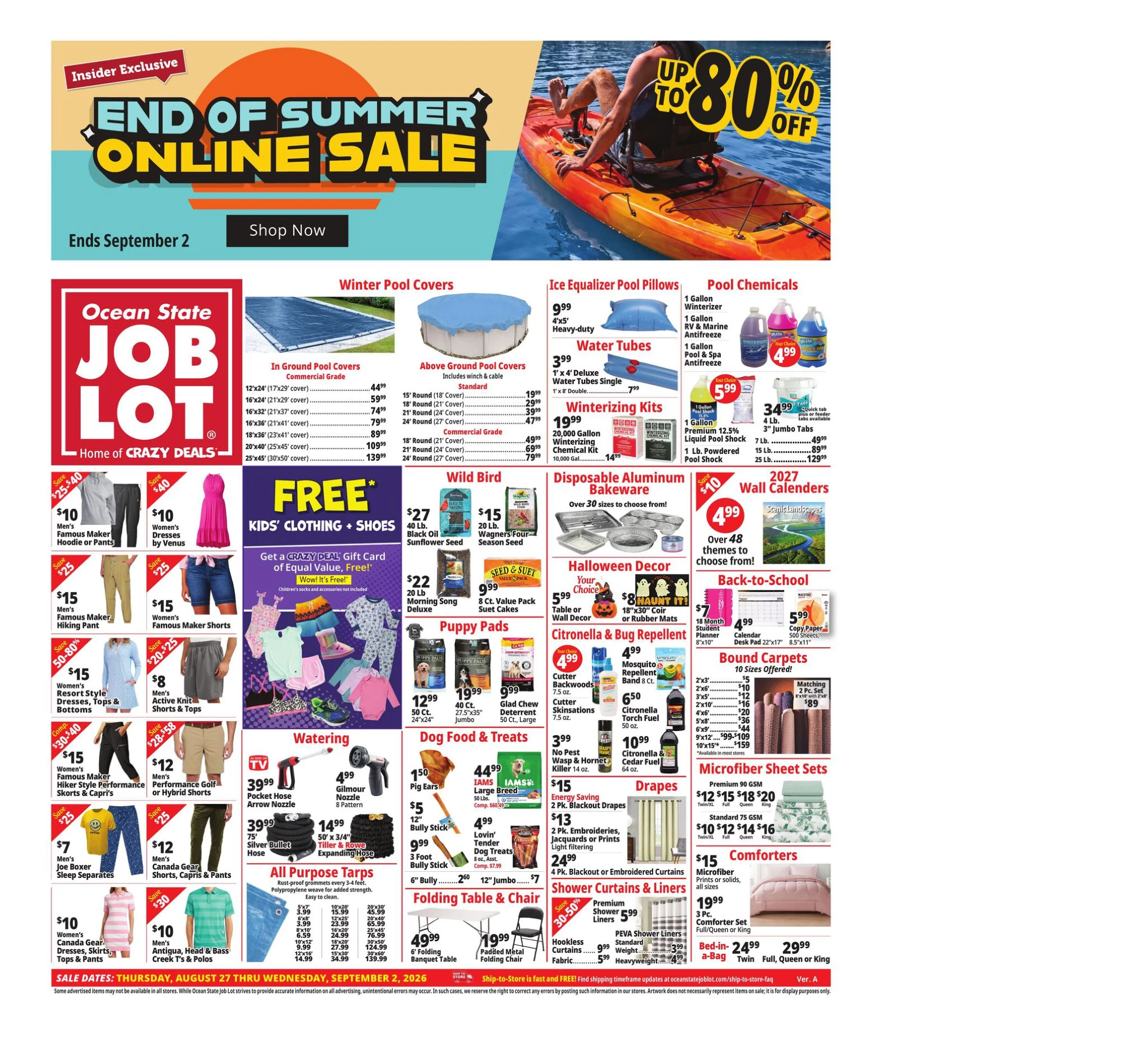 Job Lot Weekly Ad - Page 1