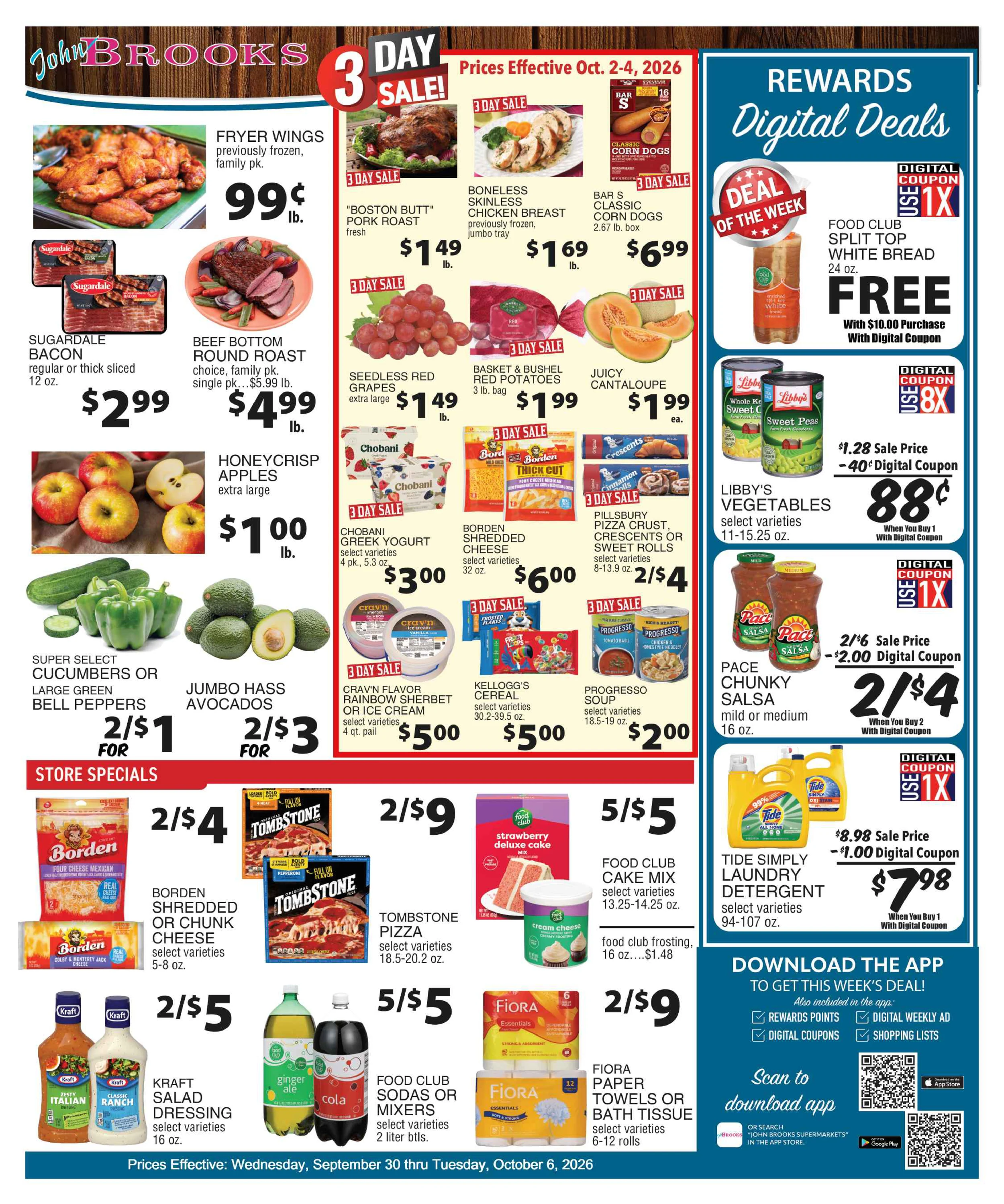 John Brooks Supermart Weekly ad from 09/30/2026 to 10/06/2026 | John Brooks - Albuquerque Weekly ad from 09/30/2026 to 10/06/2026 - Page 1