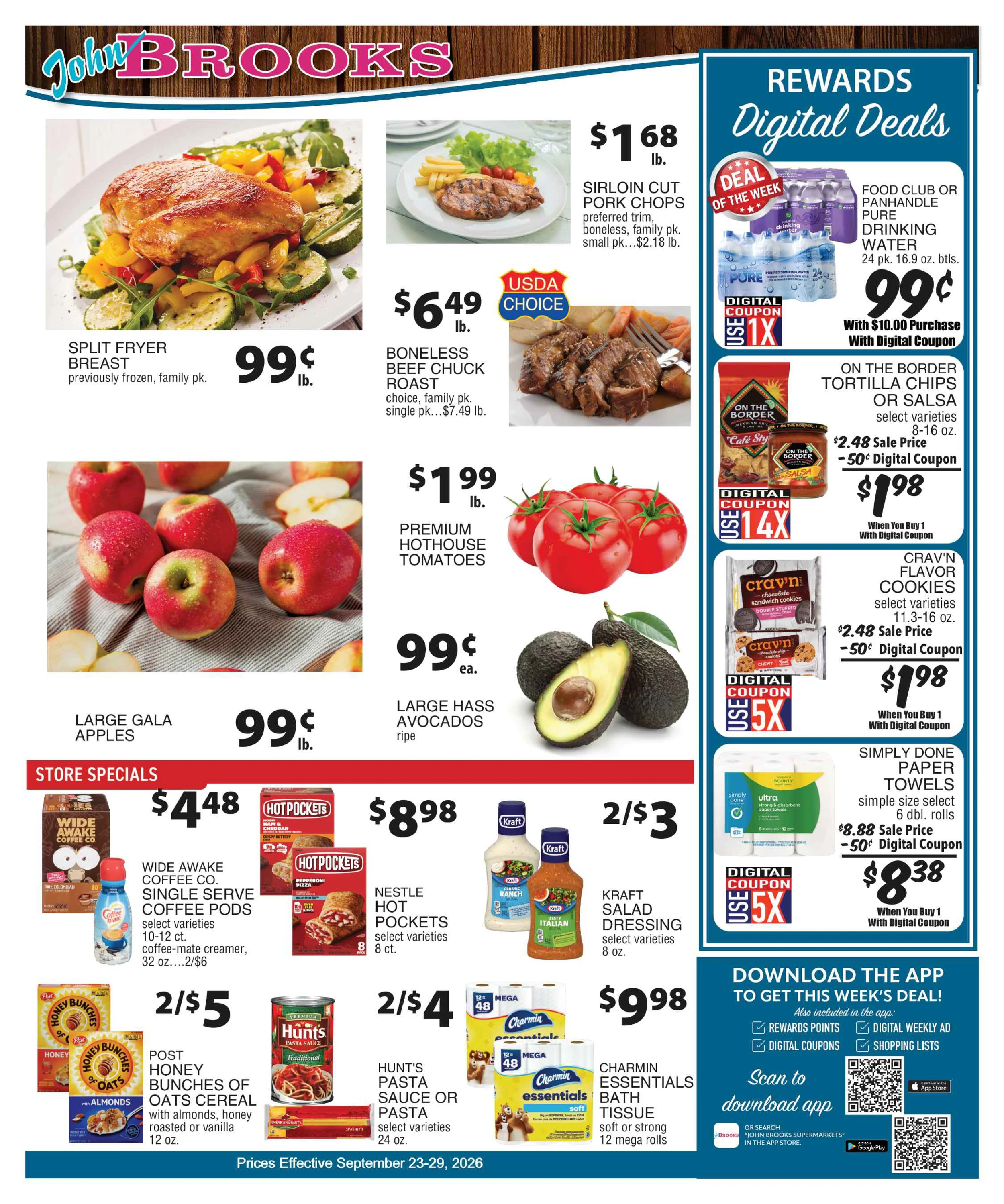 John Brooks Supermart Weekly ad from 09/23/2026 to 09/29/2026 | John Brooks - Albuquerque Weekly ad from 09/23/2026 to 09/29/2026 - Page 1