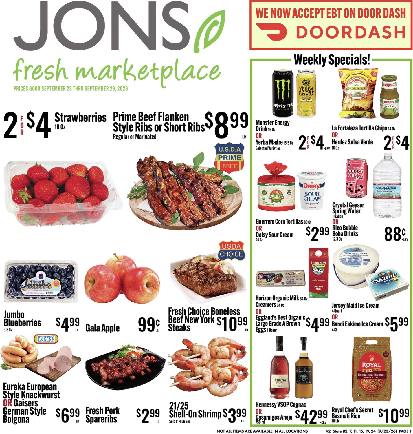 Jons Marketplace Van Nuys - Winnetka - Reseda CLICK TO DOWNLOAD PDF download weekly ad pdf file in new tab - Page 1