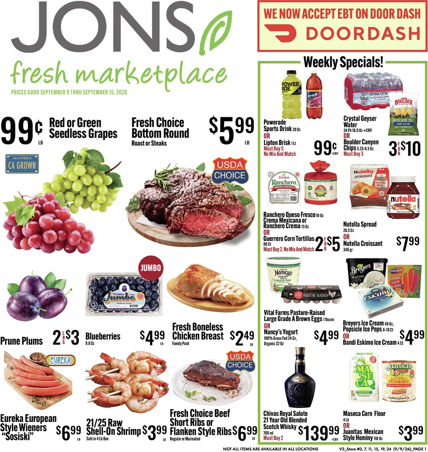 Jons Marketplace Van Nuys - Winnetka - Reseda CLICK TO DOWNLOAD PDF download weekly ad pdf file in new tab - Page 1