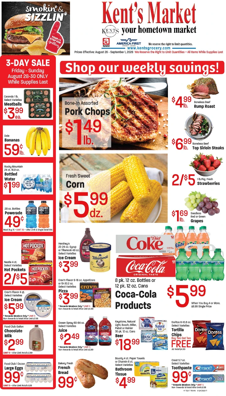 Kent's Market Kent's Market - August 26 - September 1, 2026 - Page 1