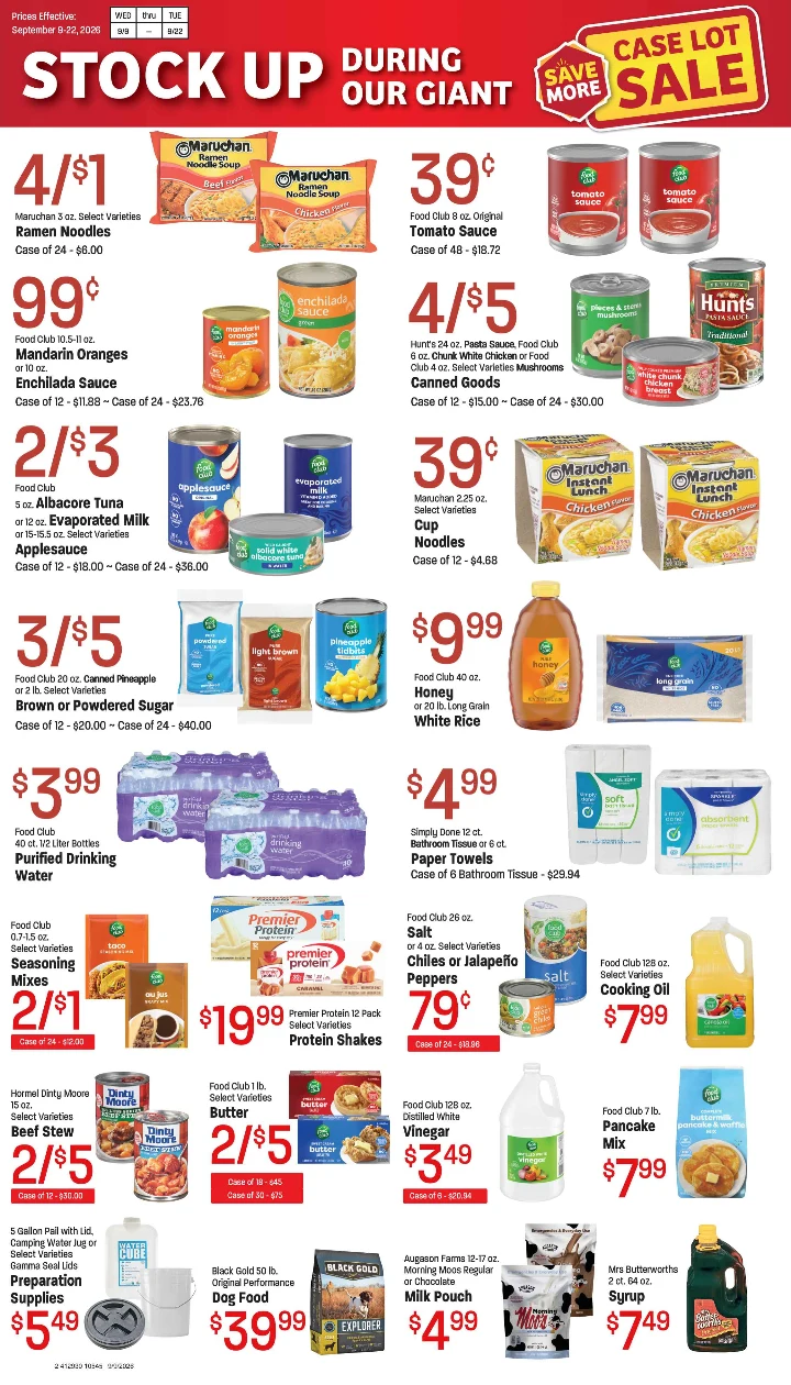 Kent's Market Kent's Market Case Lot - September 9 - 22, 2026 - Page 2