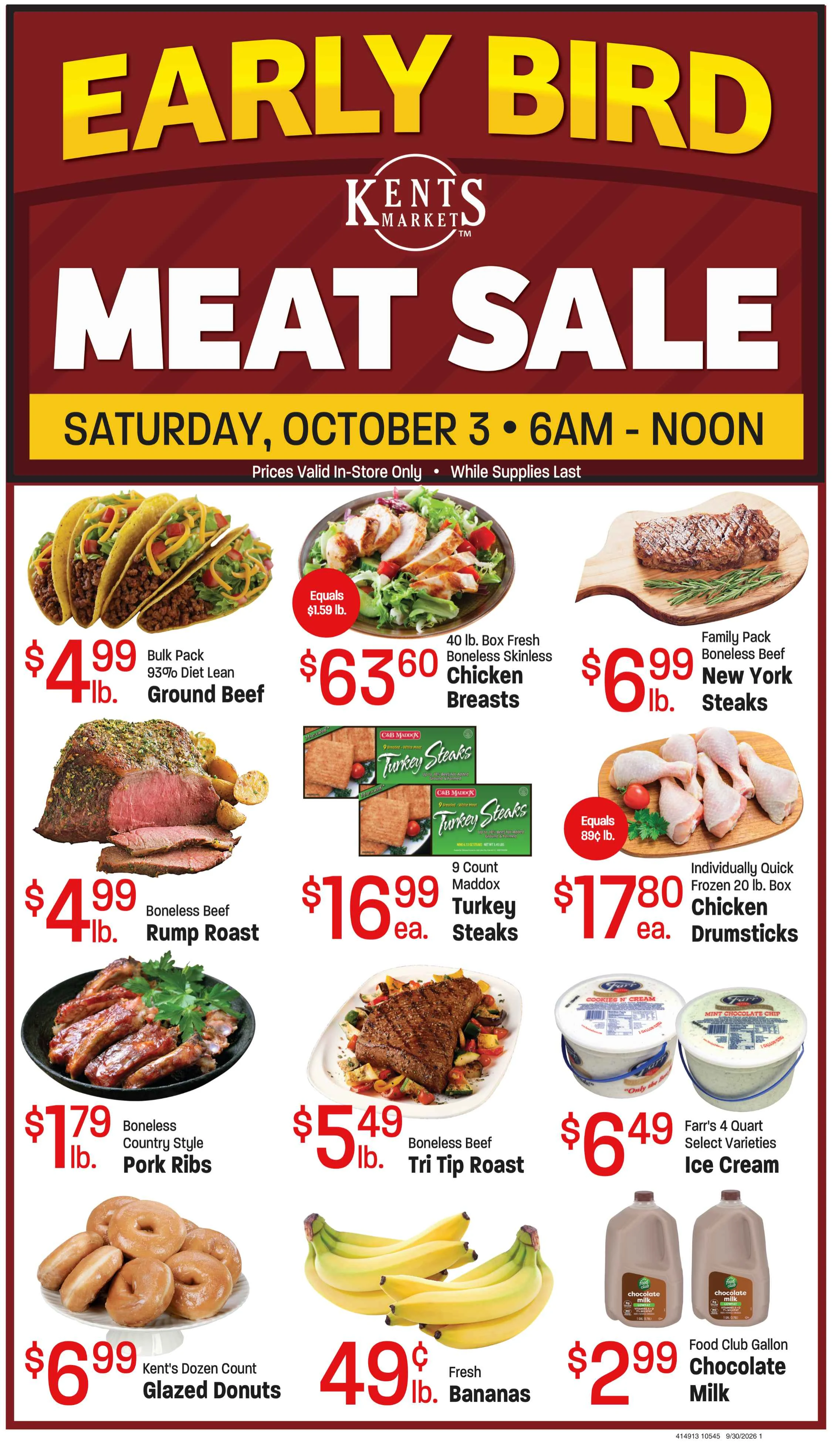 Kent's Market Kent's Market - September 30 - October 6, 2026 - Page 1