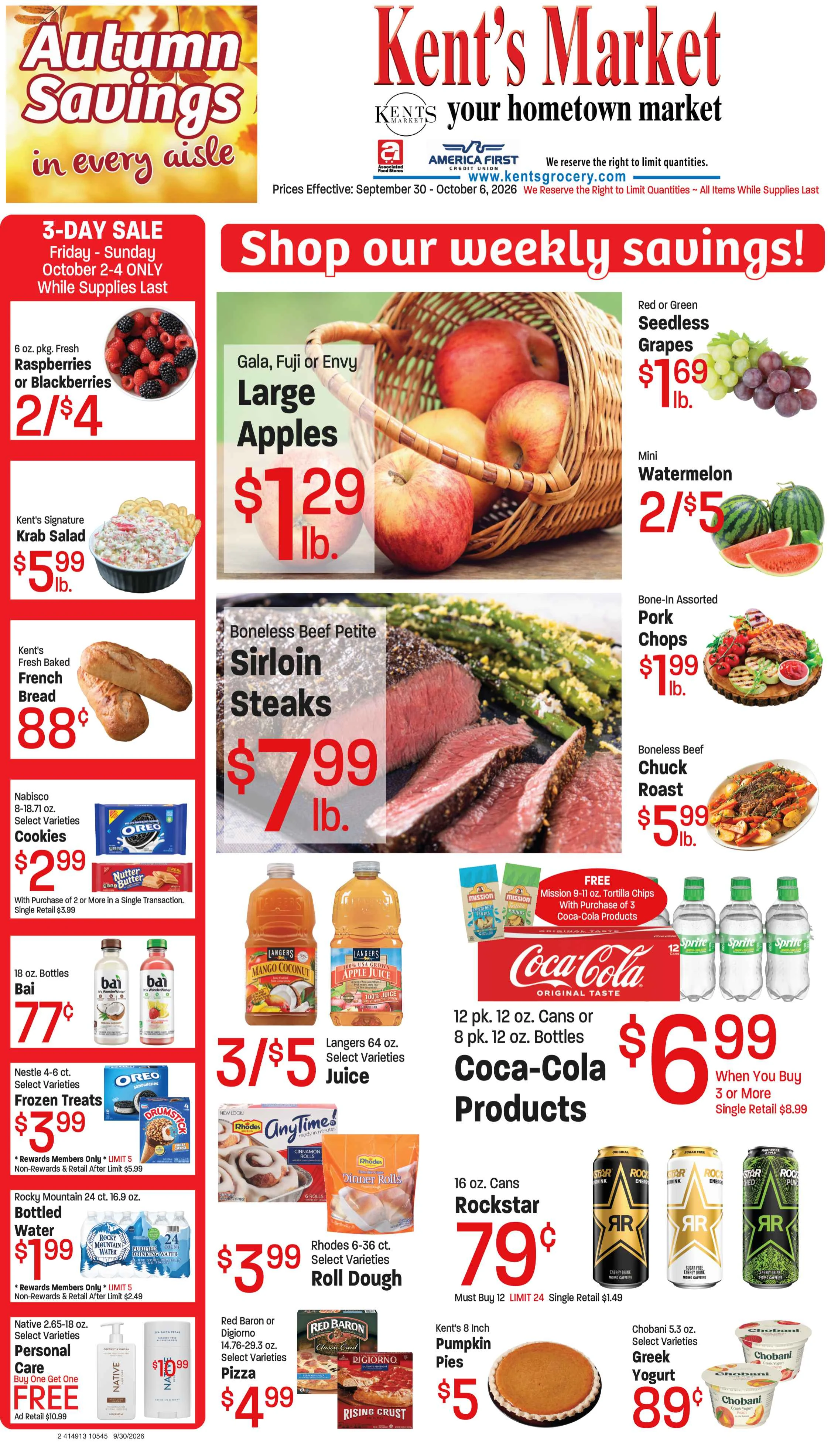 Kent's Market Kent's Market - September 30 - October 6, 2026 - Page 2