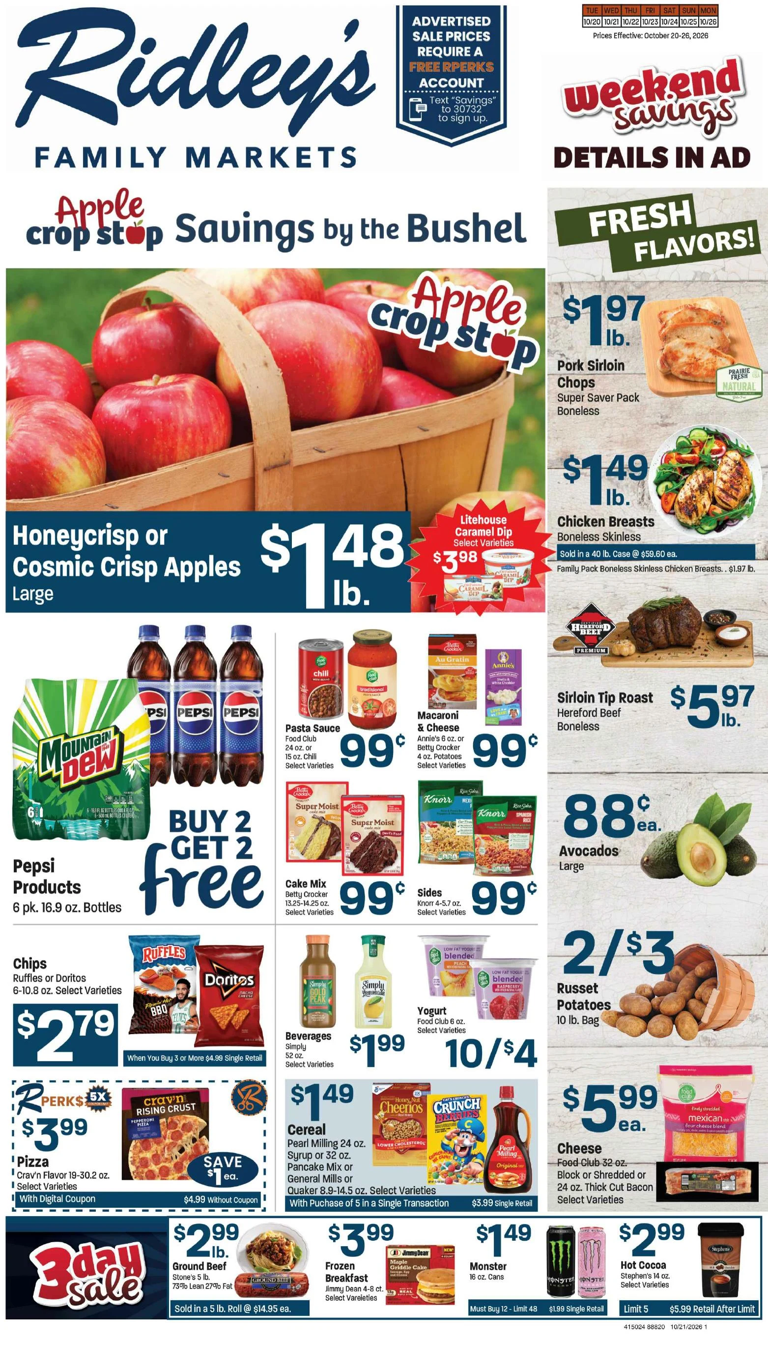 Khoury's Market Carlin Weekly Ad - Page 1
