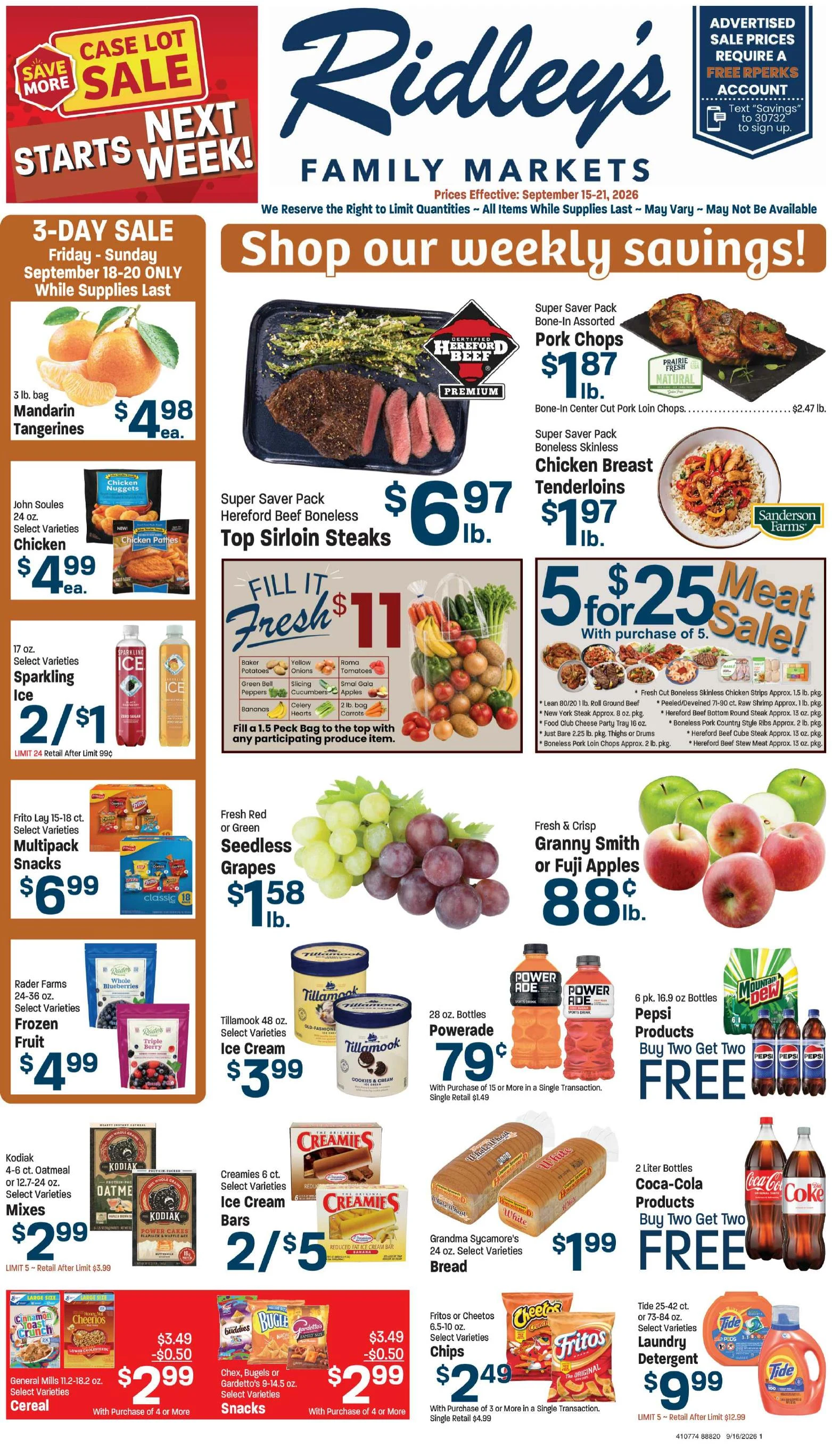 Khoury's Market Spring Creek Weekly Ad - Page 1