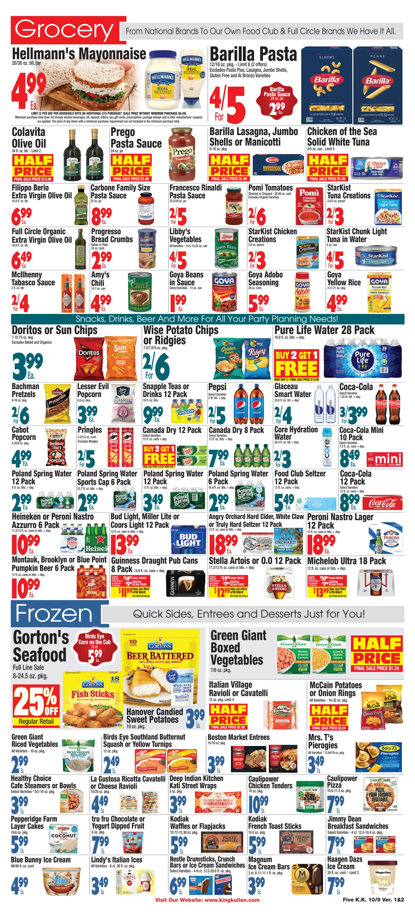 King Kullen Weekly Circular Oct 9th - Oct 15th - Page 5