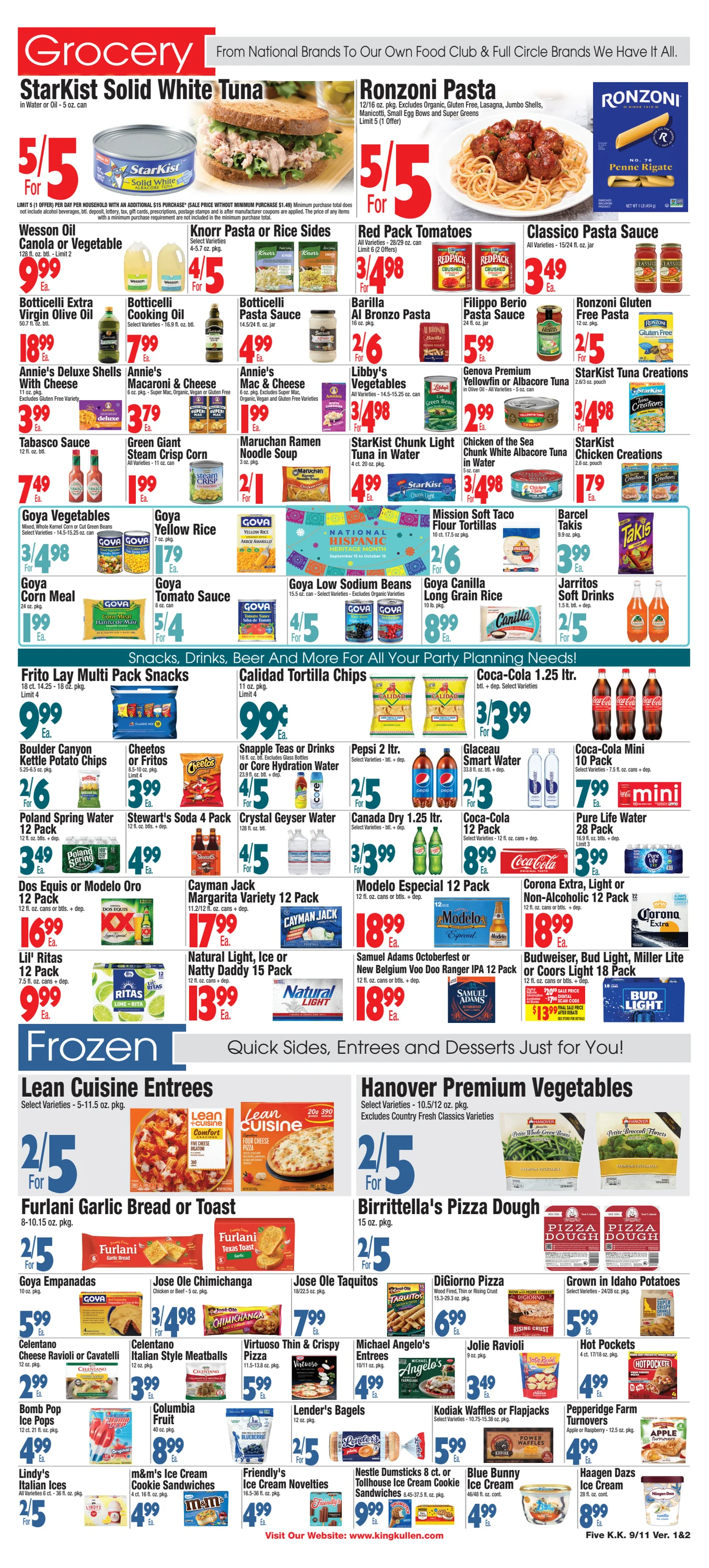 King Kullen Weekly Circular Sep 11th - Sep 17th - Page 5