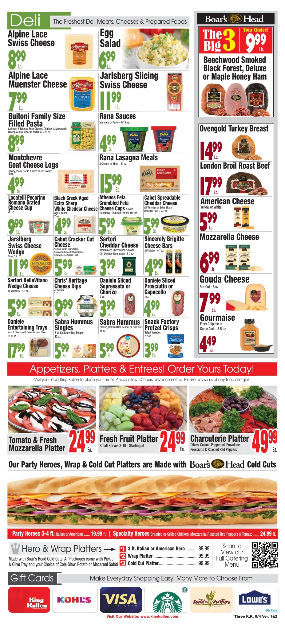 King Kullen Weekly Circular Sep 4th - Sep 10th - Page 3