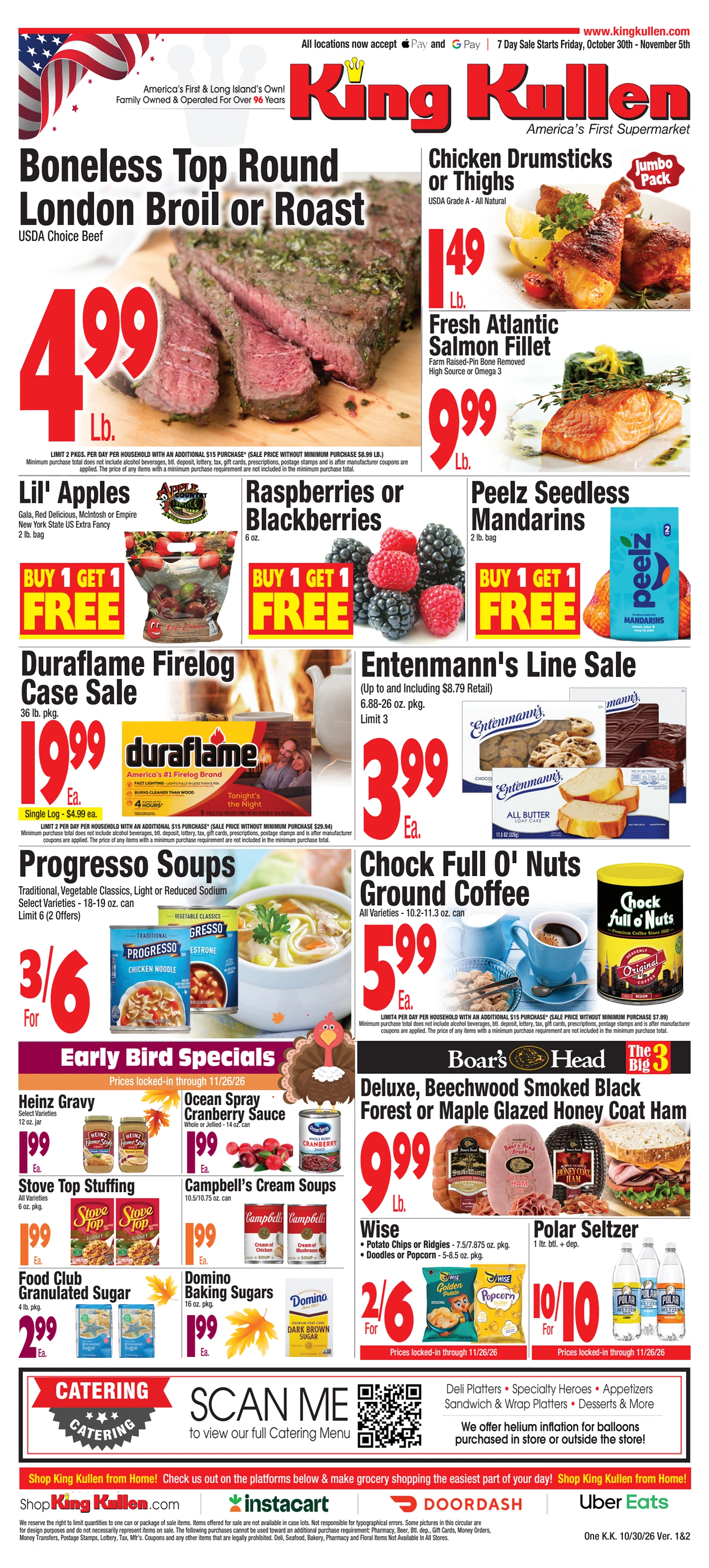 King Kullen Preview - Weekly Circular Oct 30th - Nov 05th - Page 1