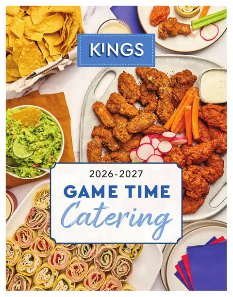 Game Time Catering Menu