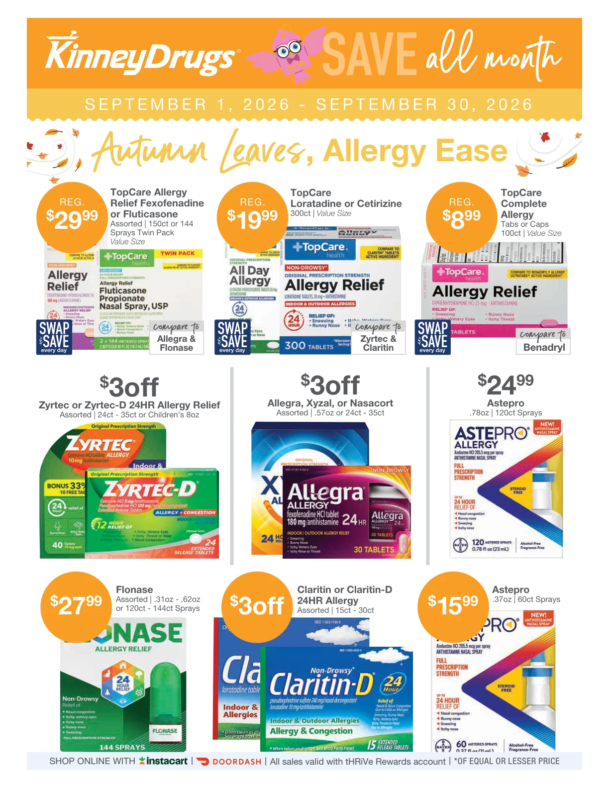 Kinney Drugs This Month's Savings - Page 1