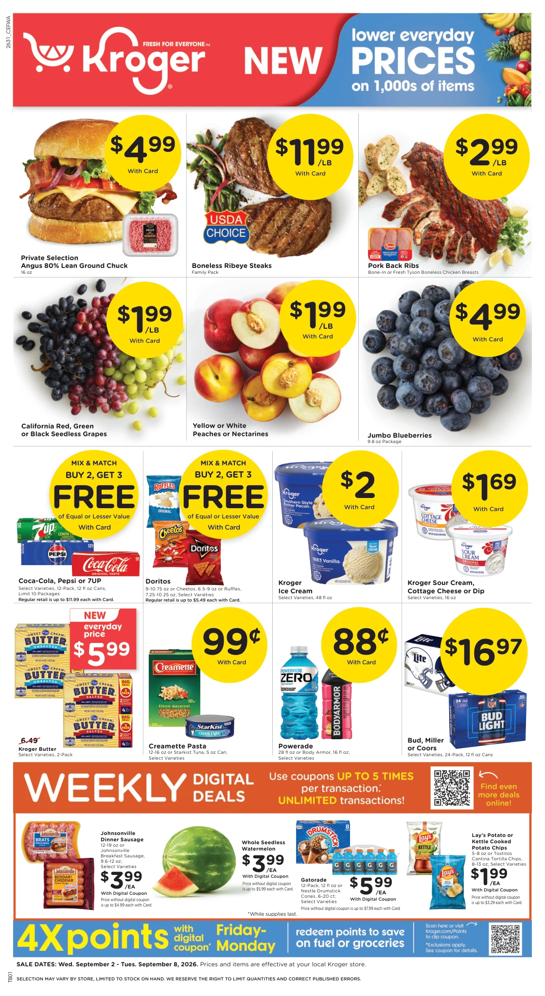 Kroger Central Weekly Ad - Page 1