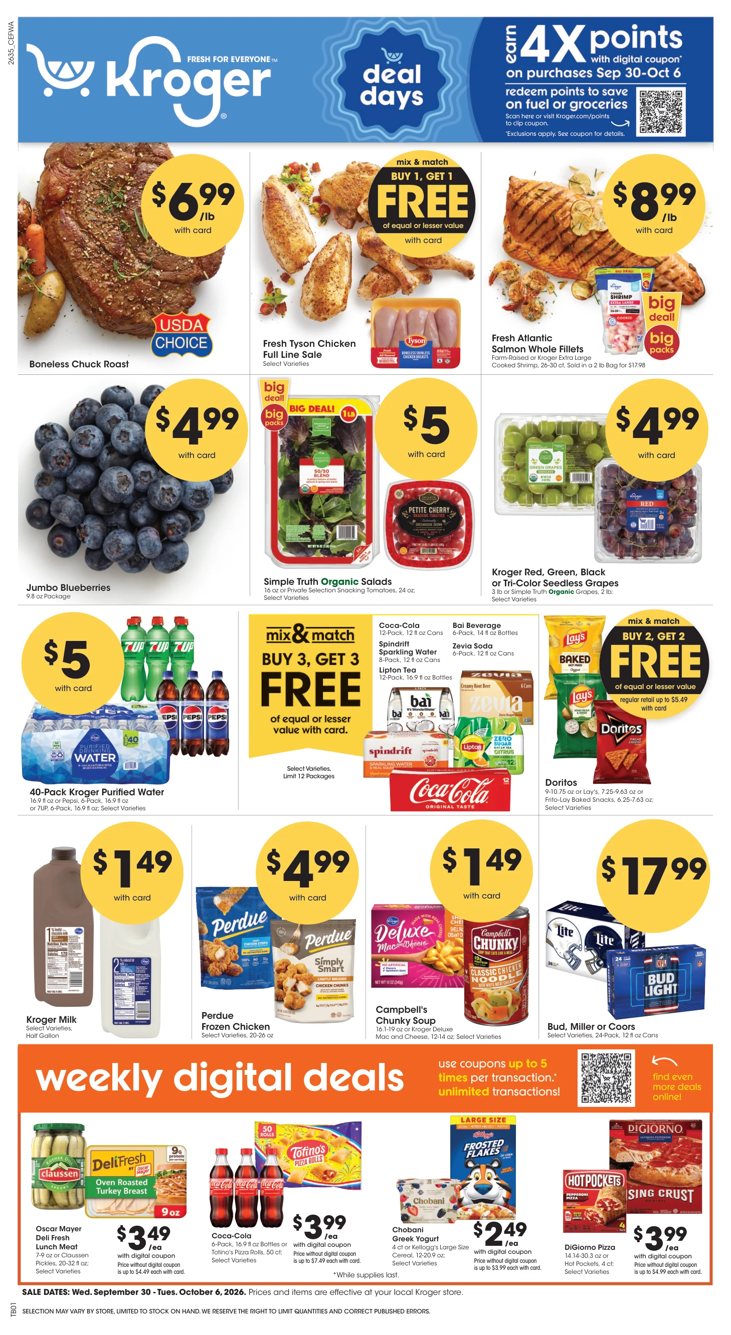 Kroger Central Weekly Ad - Page 1