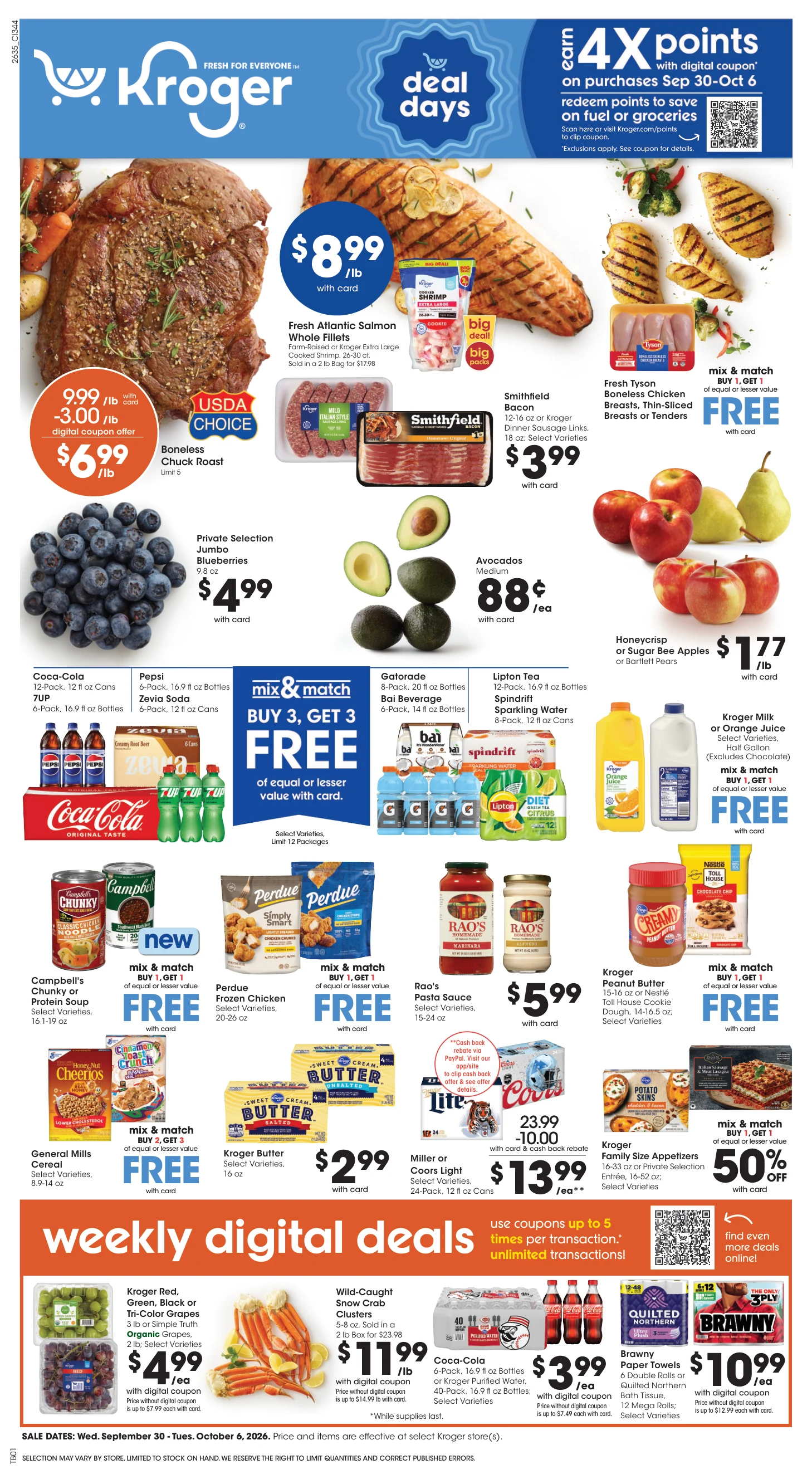 Kroger Cincinnati/Dayton Weekly Ad - Page 1
