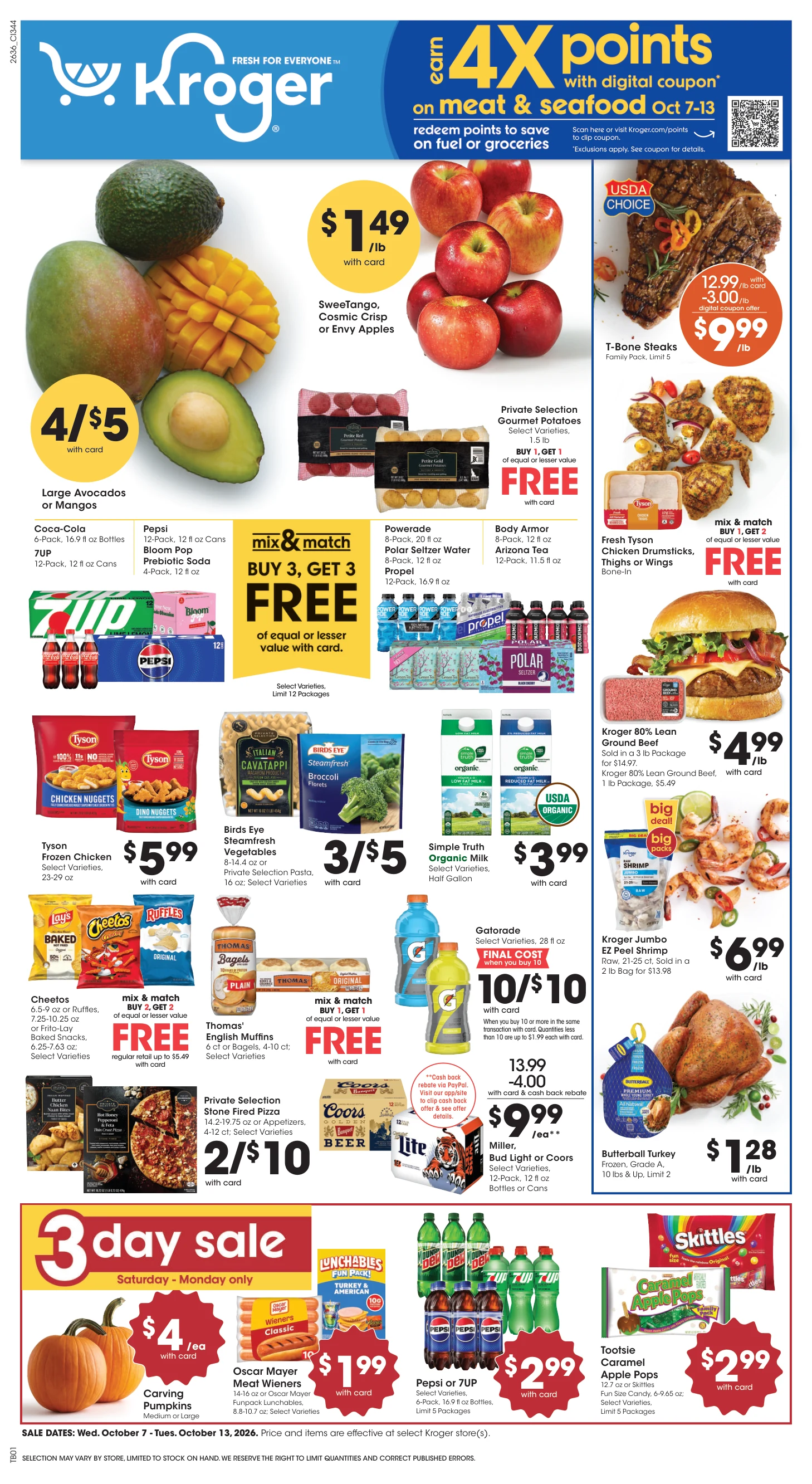 Kroger Cincinnati/Dayton Weekly Ad - Page 1