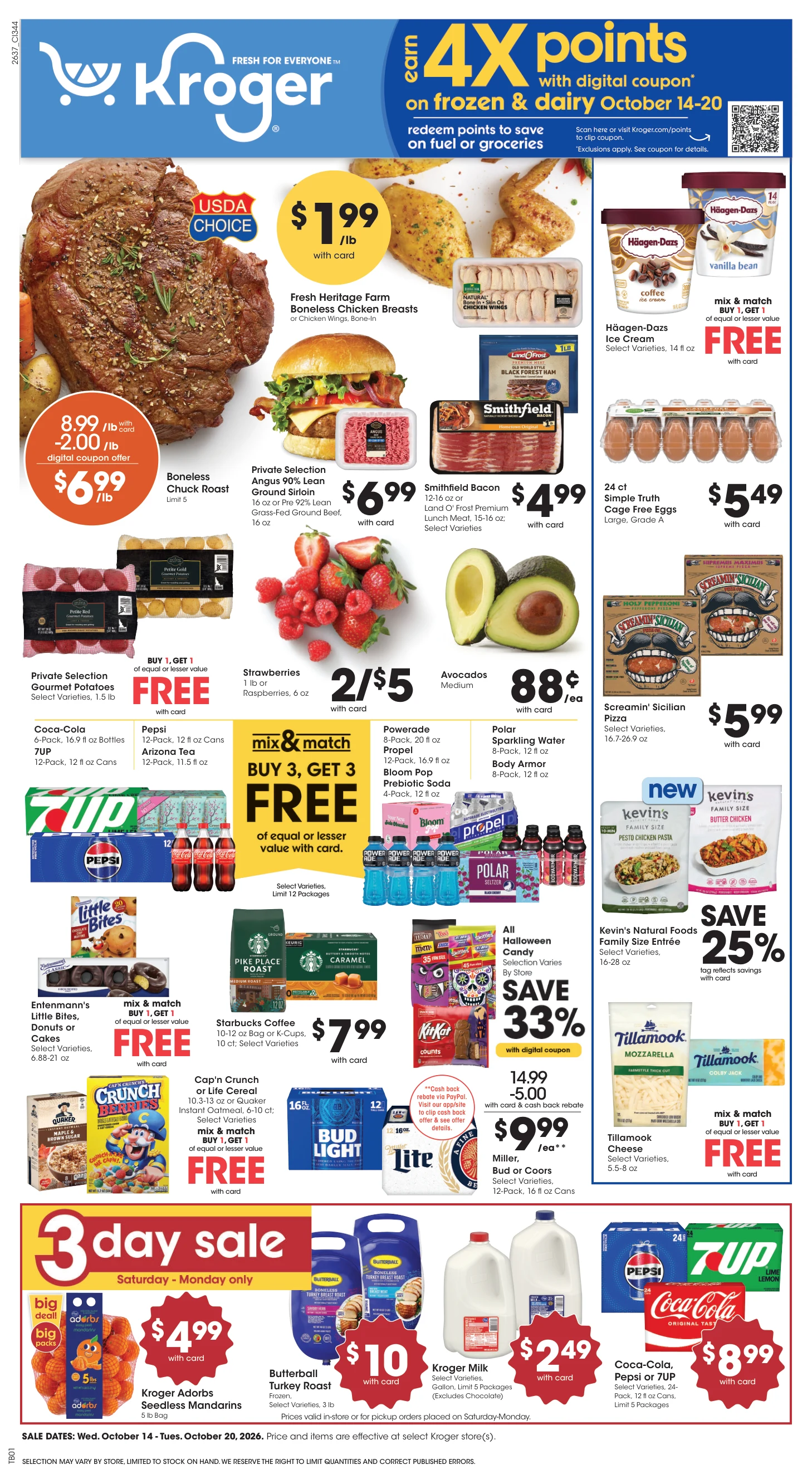 Kroger Cincinnati/Dayton Weekly Ad - Page 1