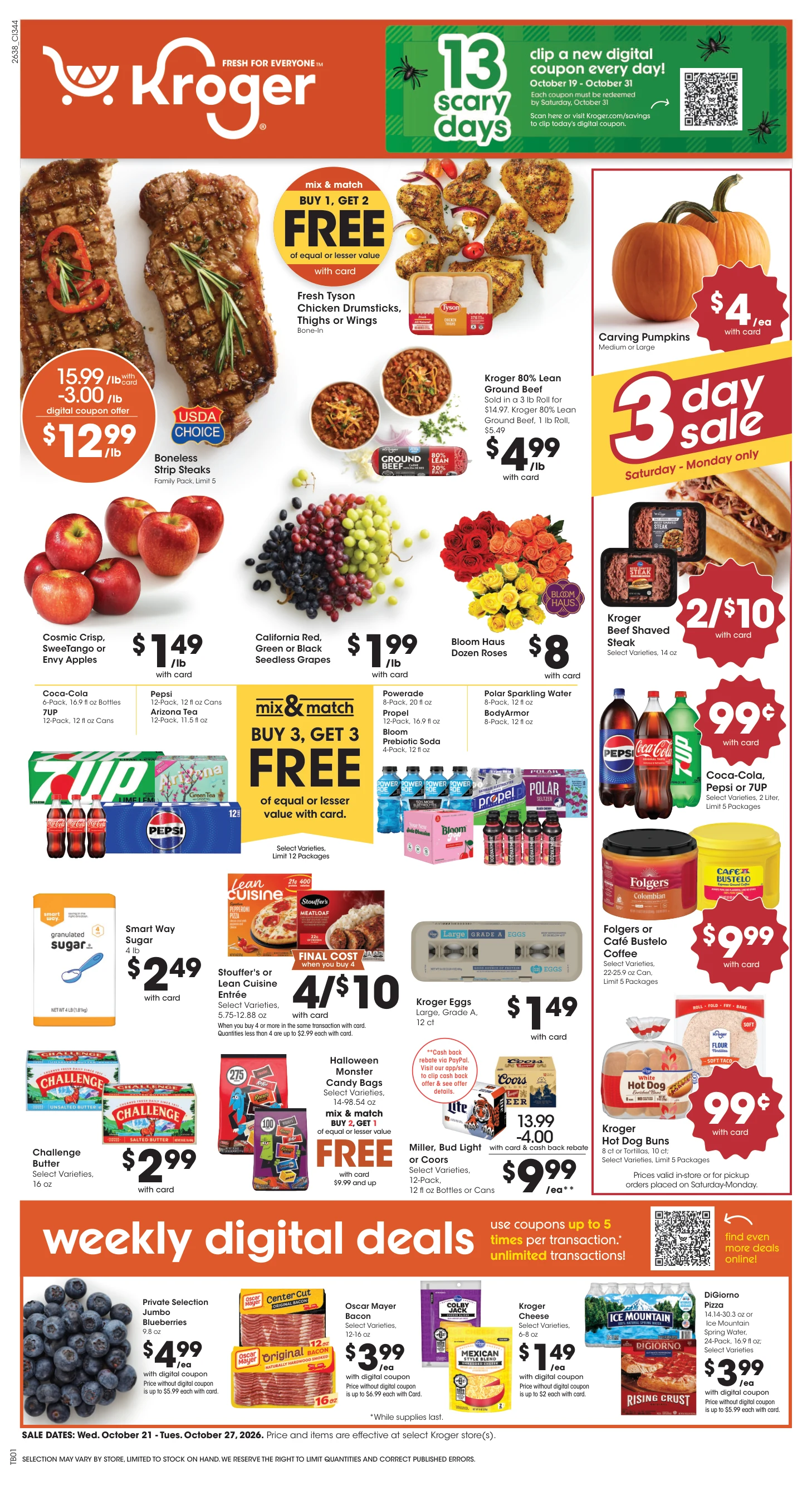 Kroger Cincinnati/Dayton Weekly Ad - Page 1
