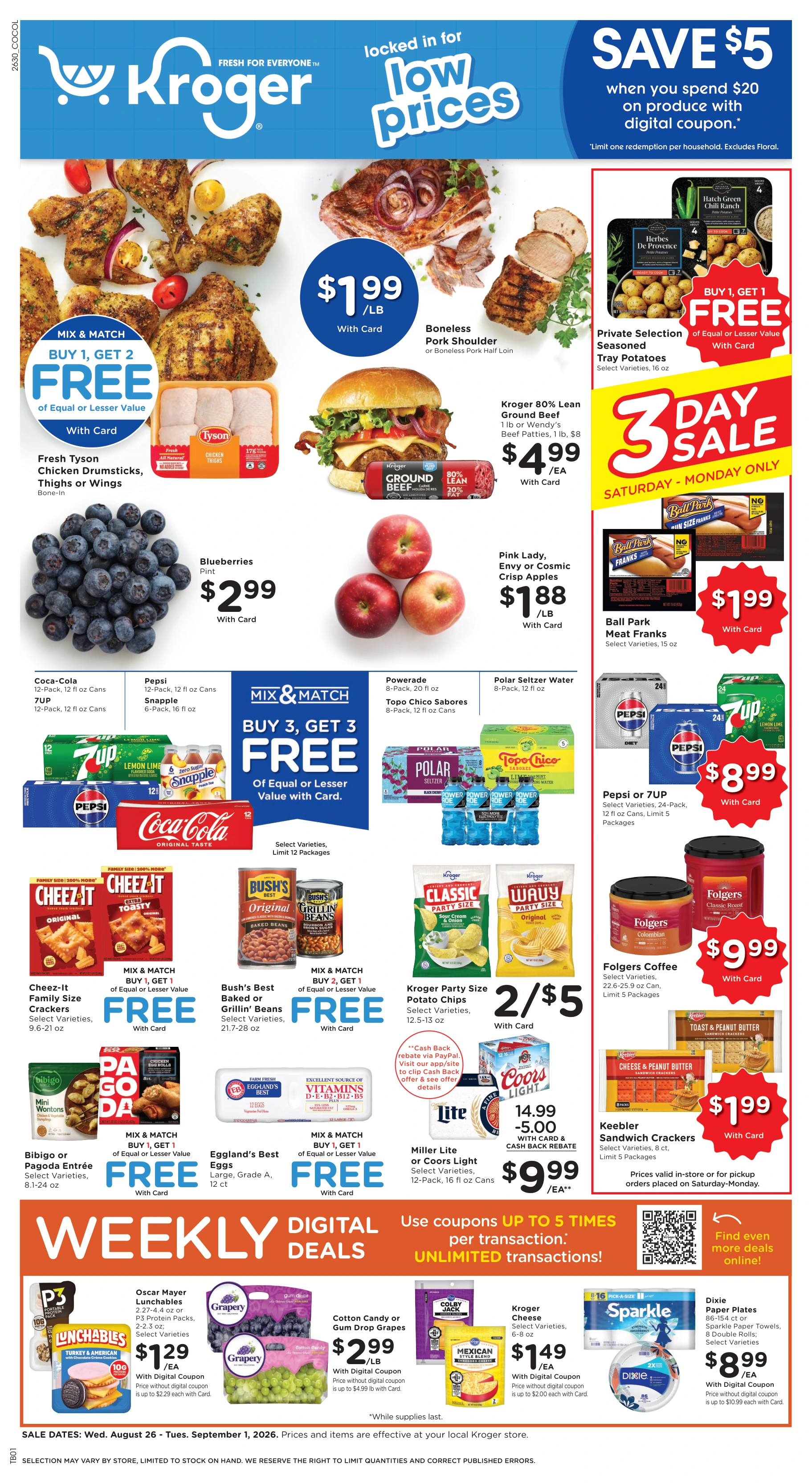 Kroger Columbus Weekly Ad - Page 1