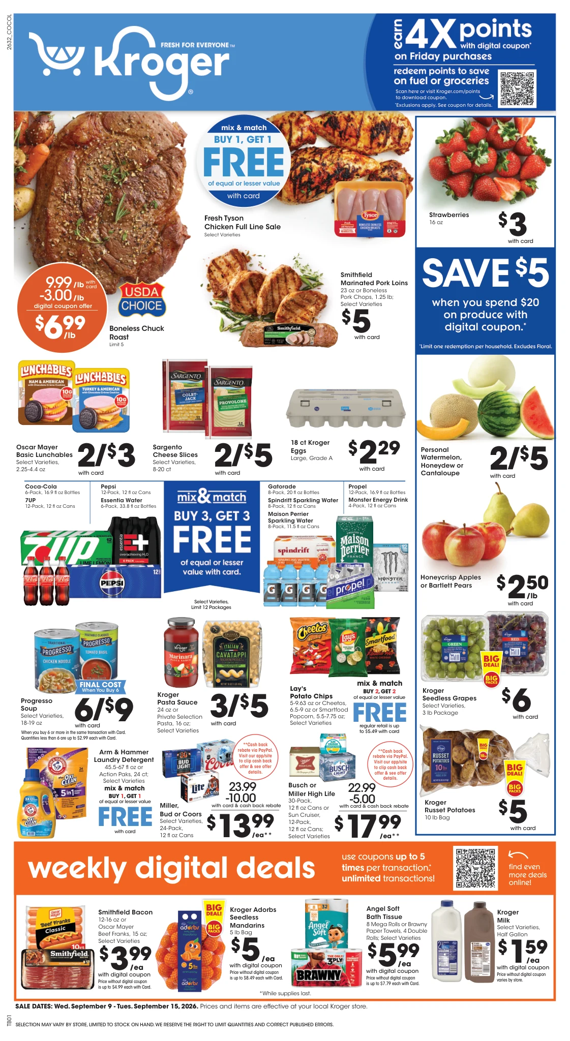Kroger Columbus Weekly Ad - Page 1
