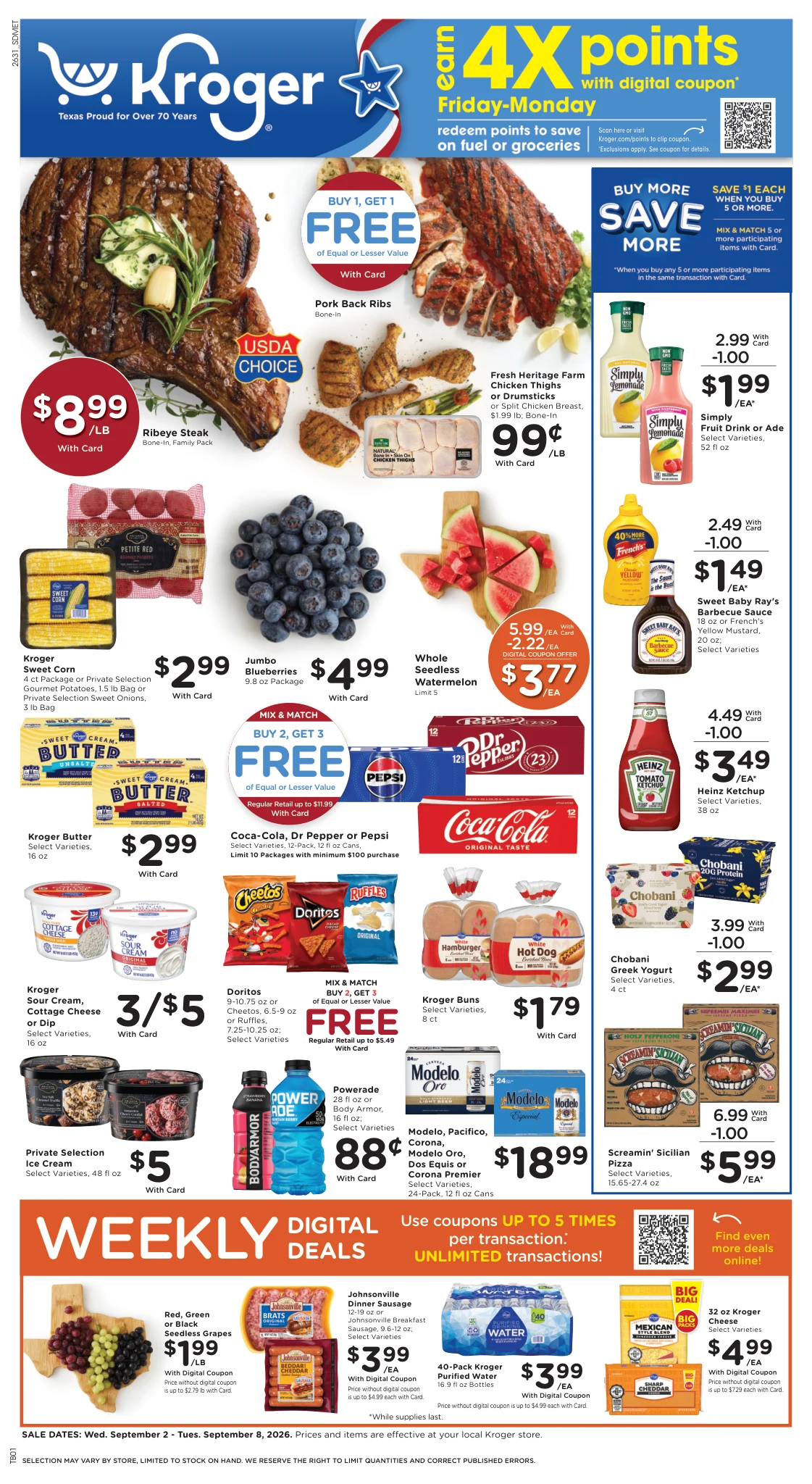 Kroger Dallas Weekly Ad - Page 1