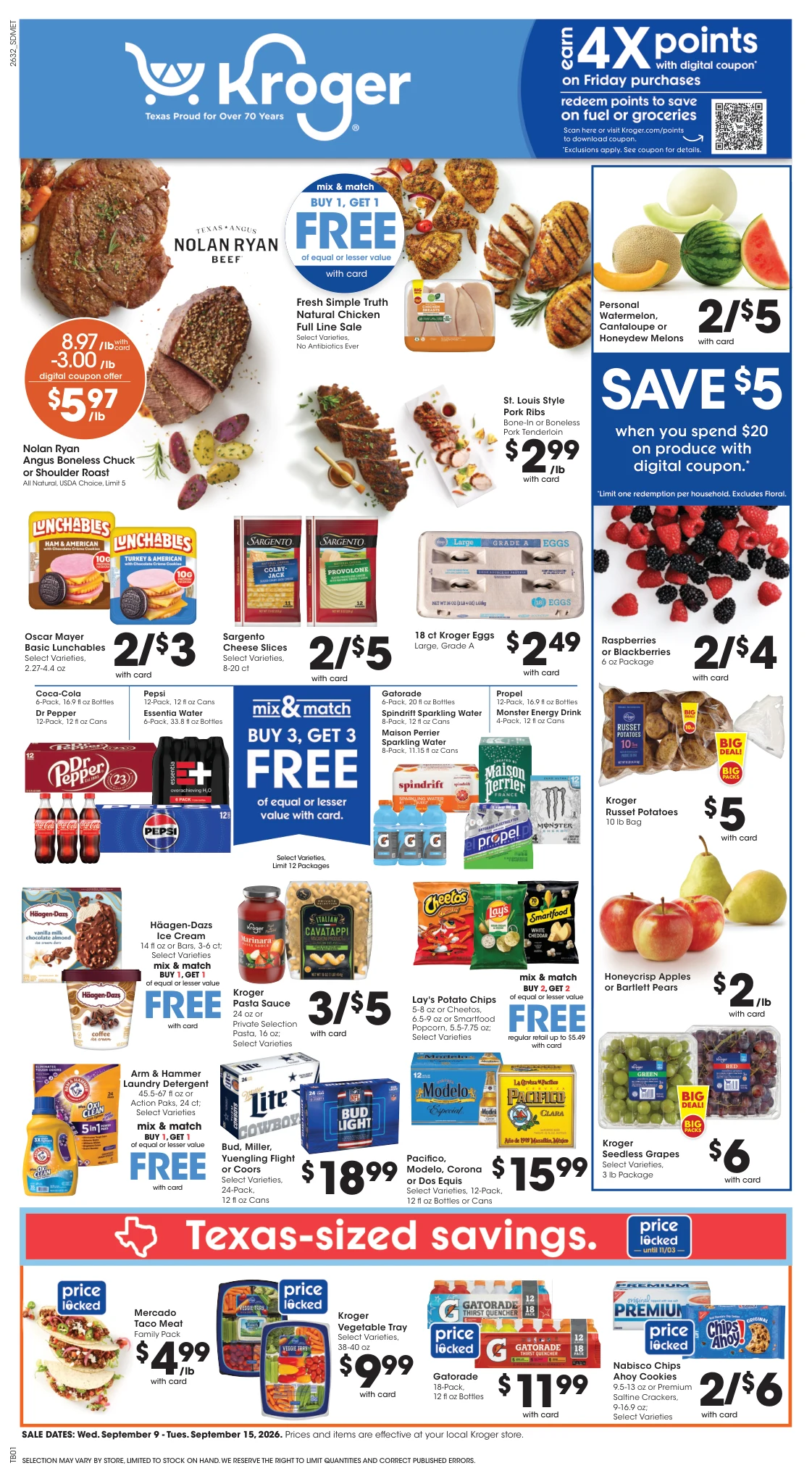 Kroger Dallas Weekly Ad - Page 1
