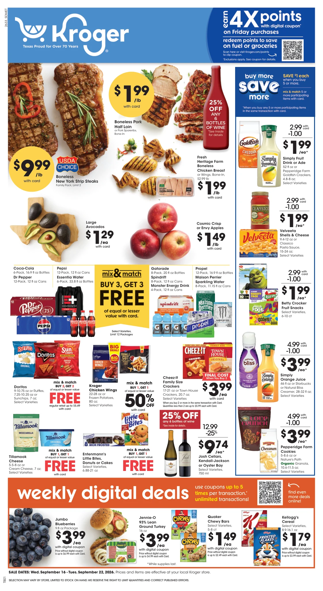 Kroger Dallas Weekly Ad - Page 1