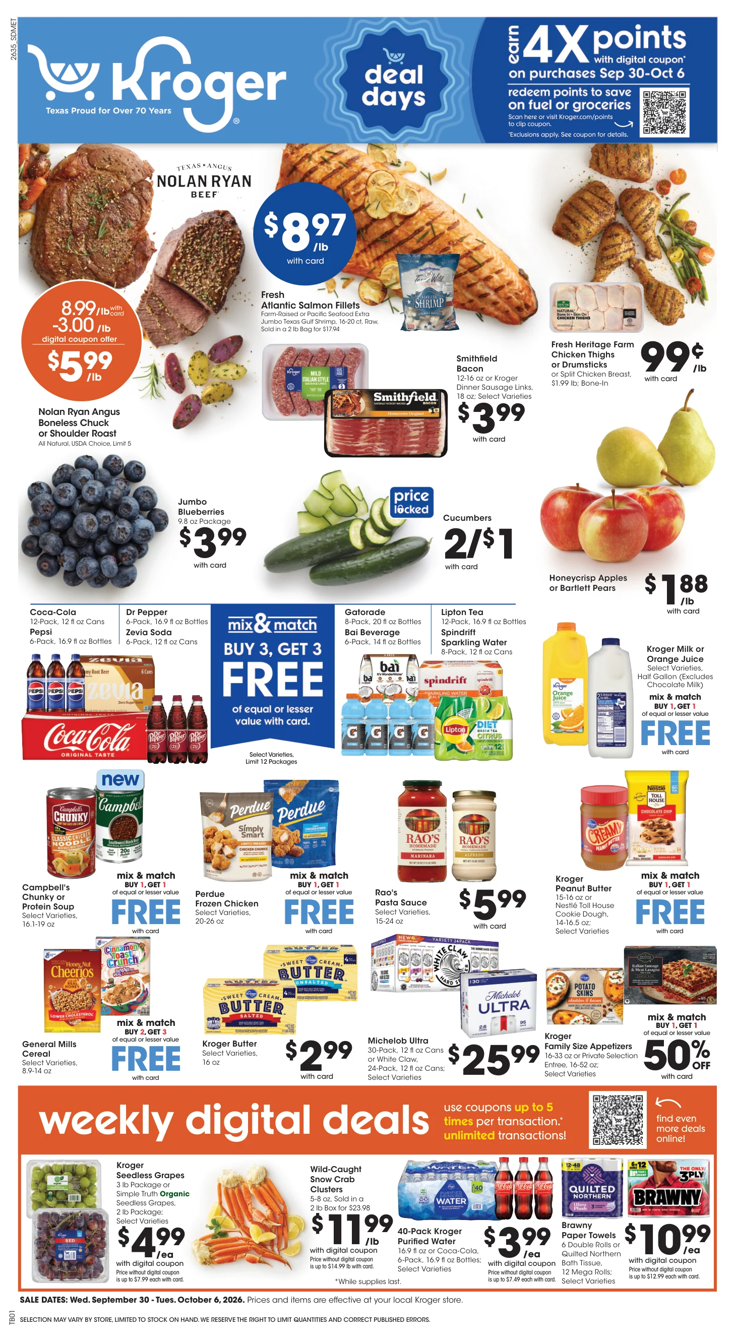 Kroger Dallas Weekly Ad - Page 1
