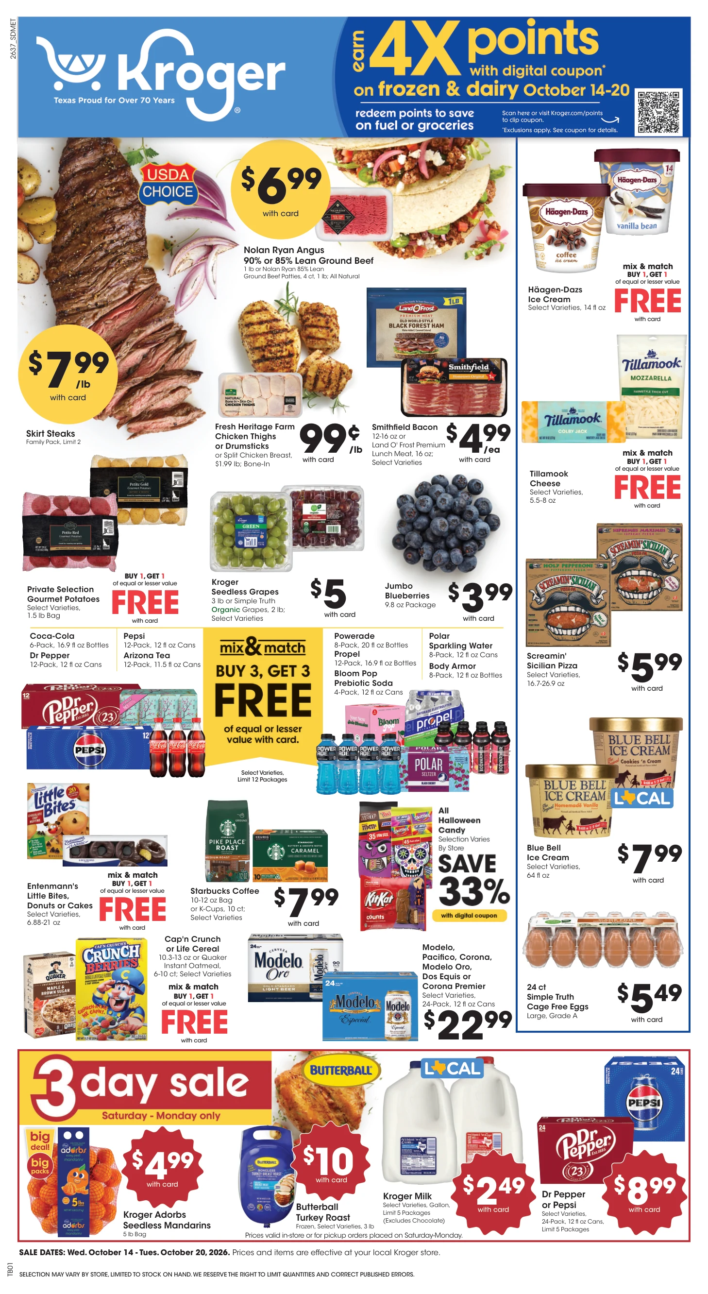 Kroger Dallas Weekly Ad - Page 1
