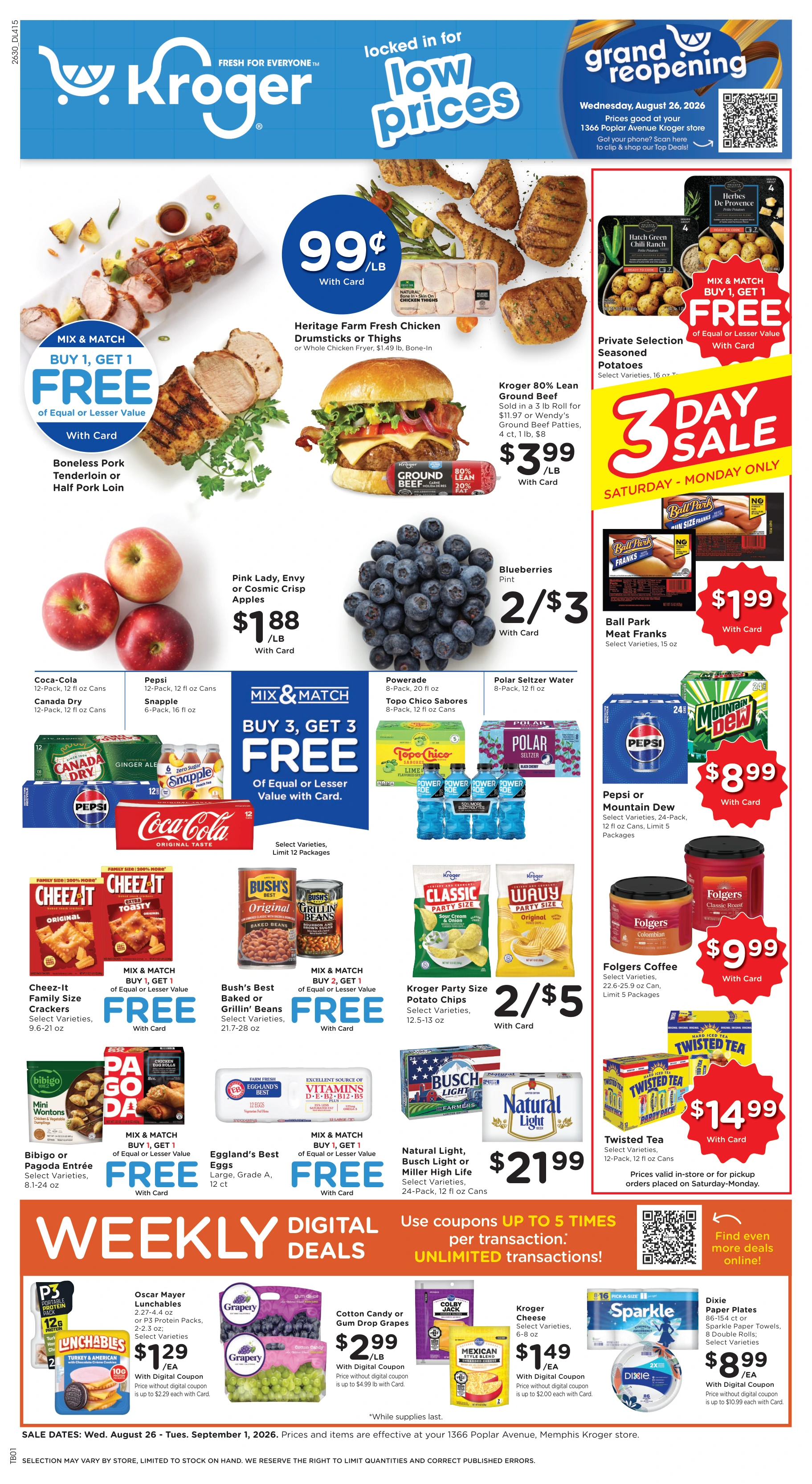 Kroger Delta Weekly Ad - Page 1