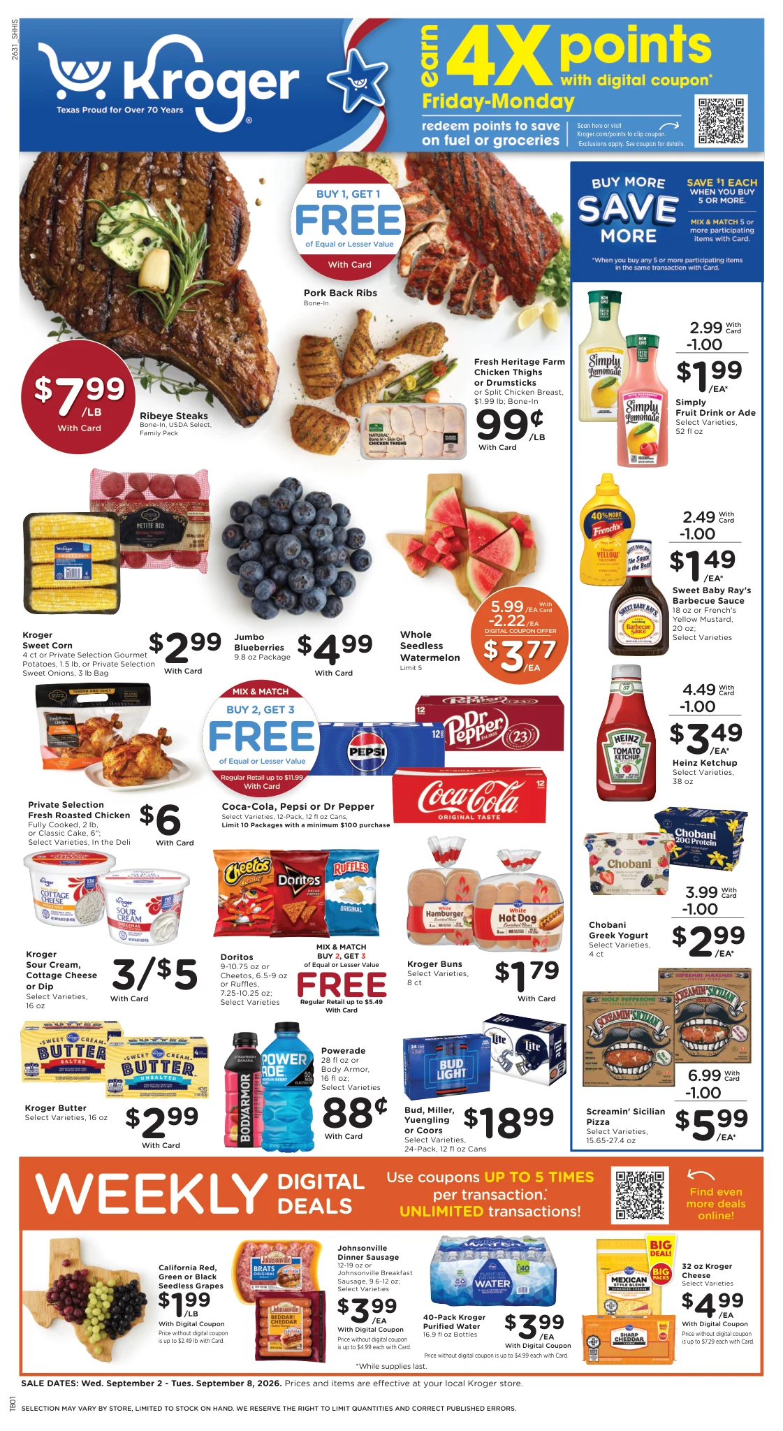 Kroger Houston Weekly Ad - Page 1